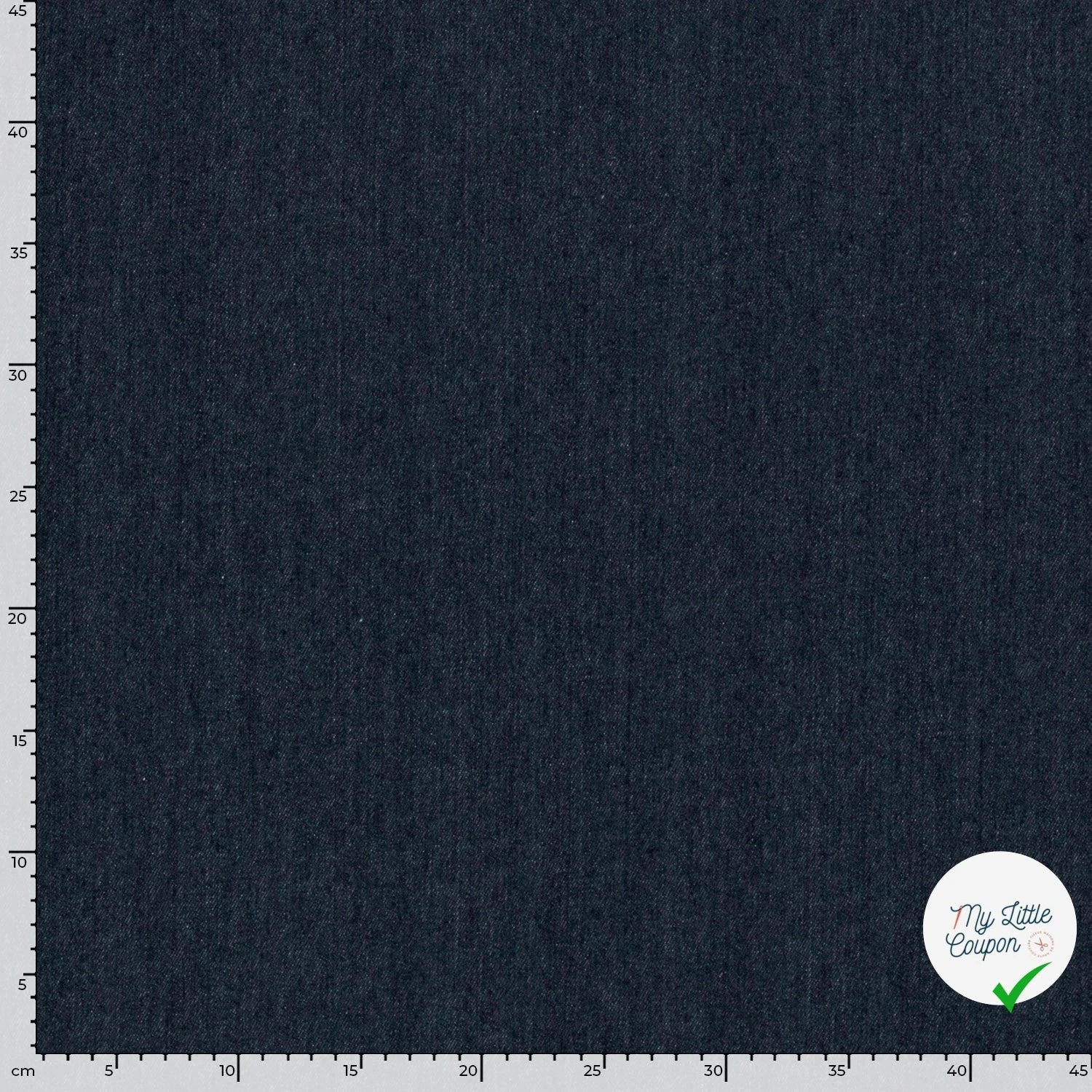 JEANS PRÉ-LAVÉ LOURD BLEU MARINE 90% COTON (008) - My Little Coupon
