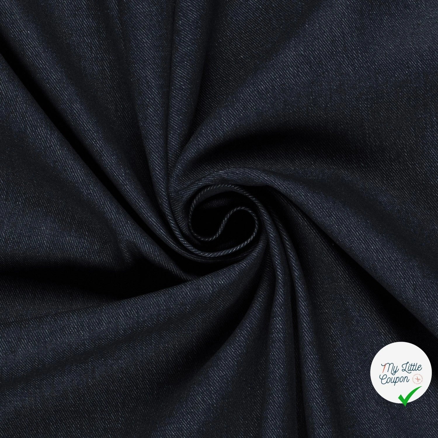 JEANS PRÉ-LAVÉ LOURD BLEU MARINE 90% COTON (108) - My Little Coupon
