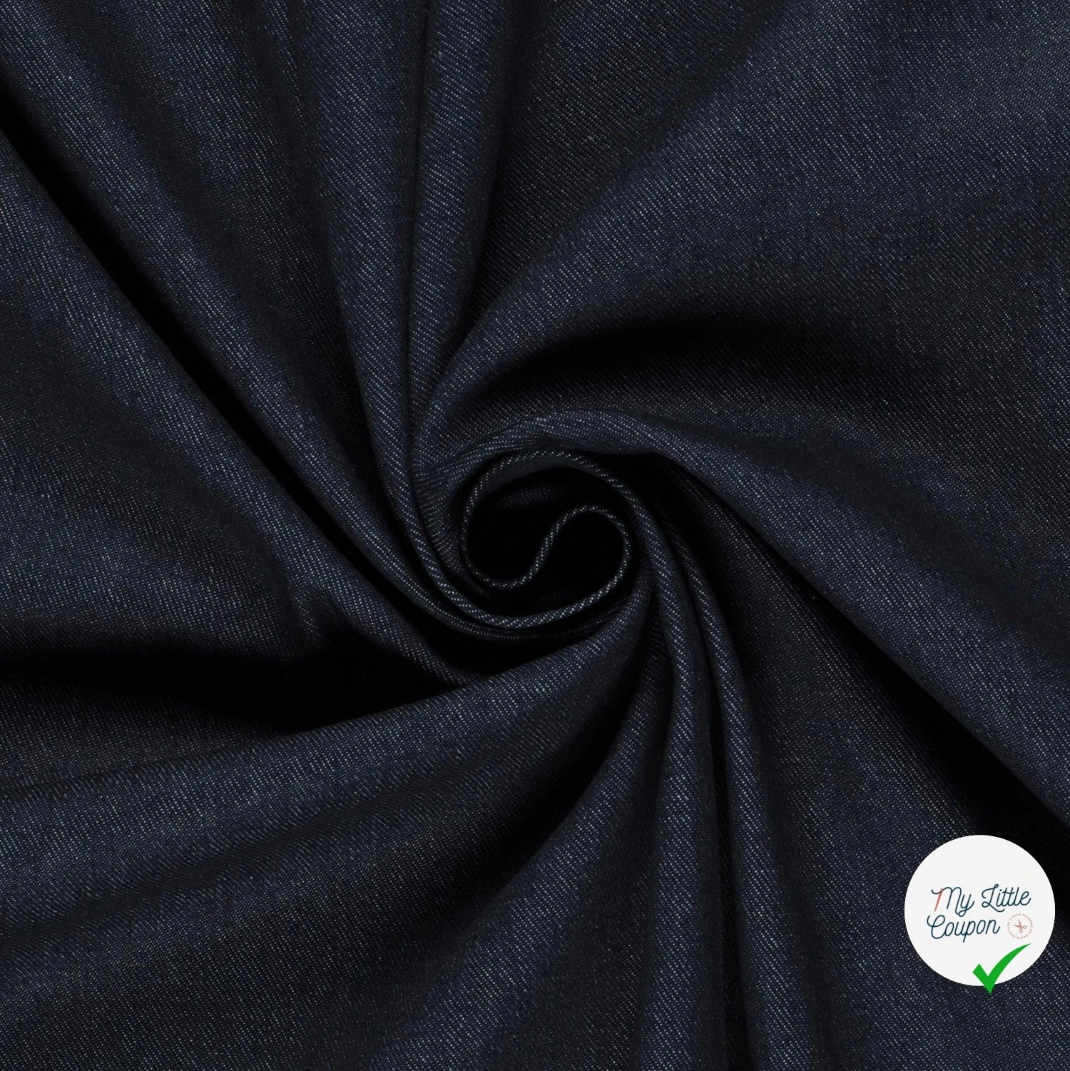 JEANS PRÉ-LAVÉ LOURD BLEU MARINE 90% COTON (108) - My Little Coupon