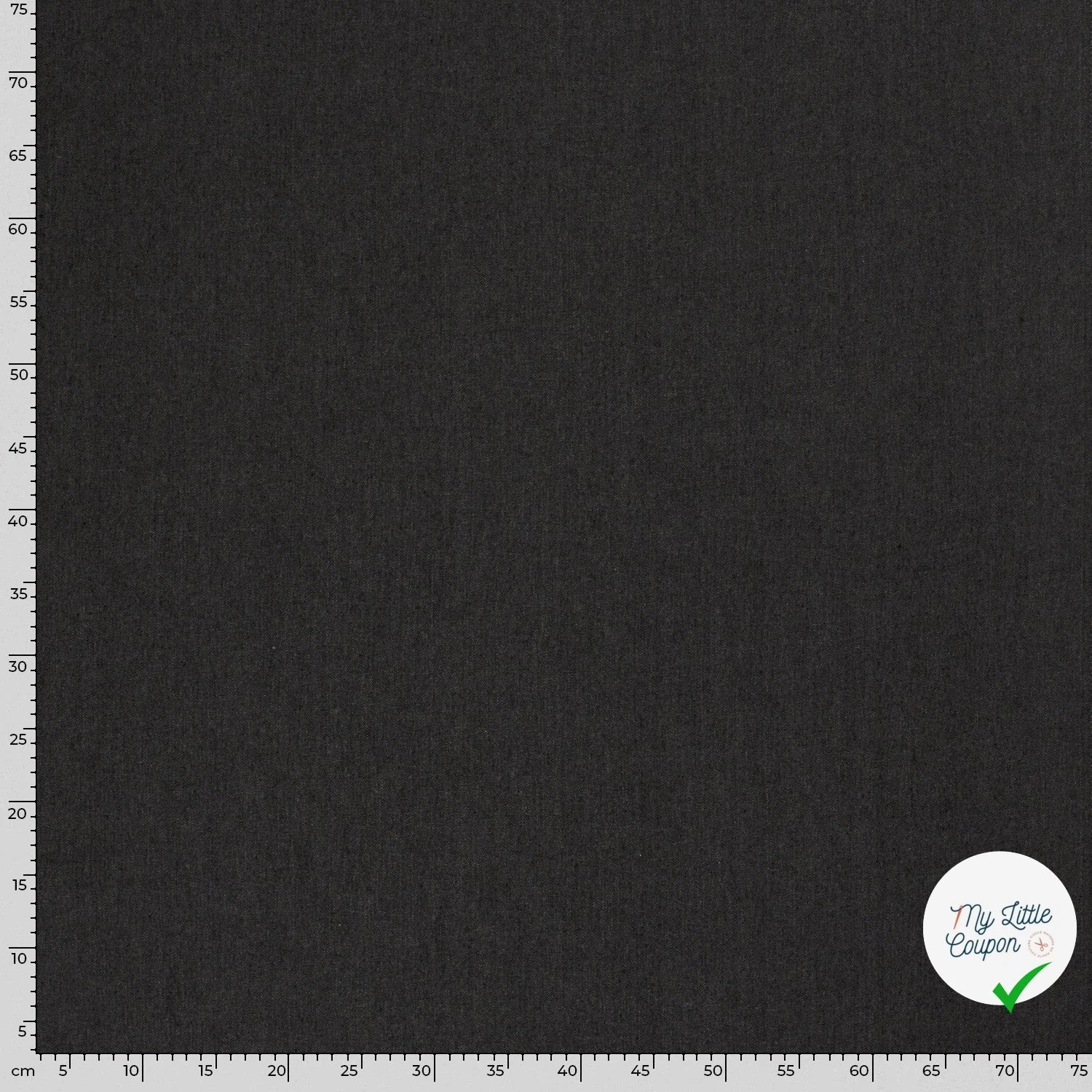 JEANS PRÉ-LAVÉ NOIR 100% COTON - My Little Coupon