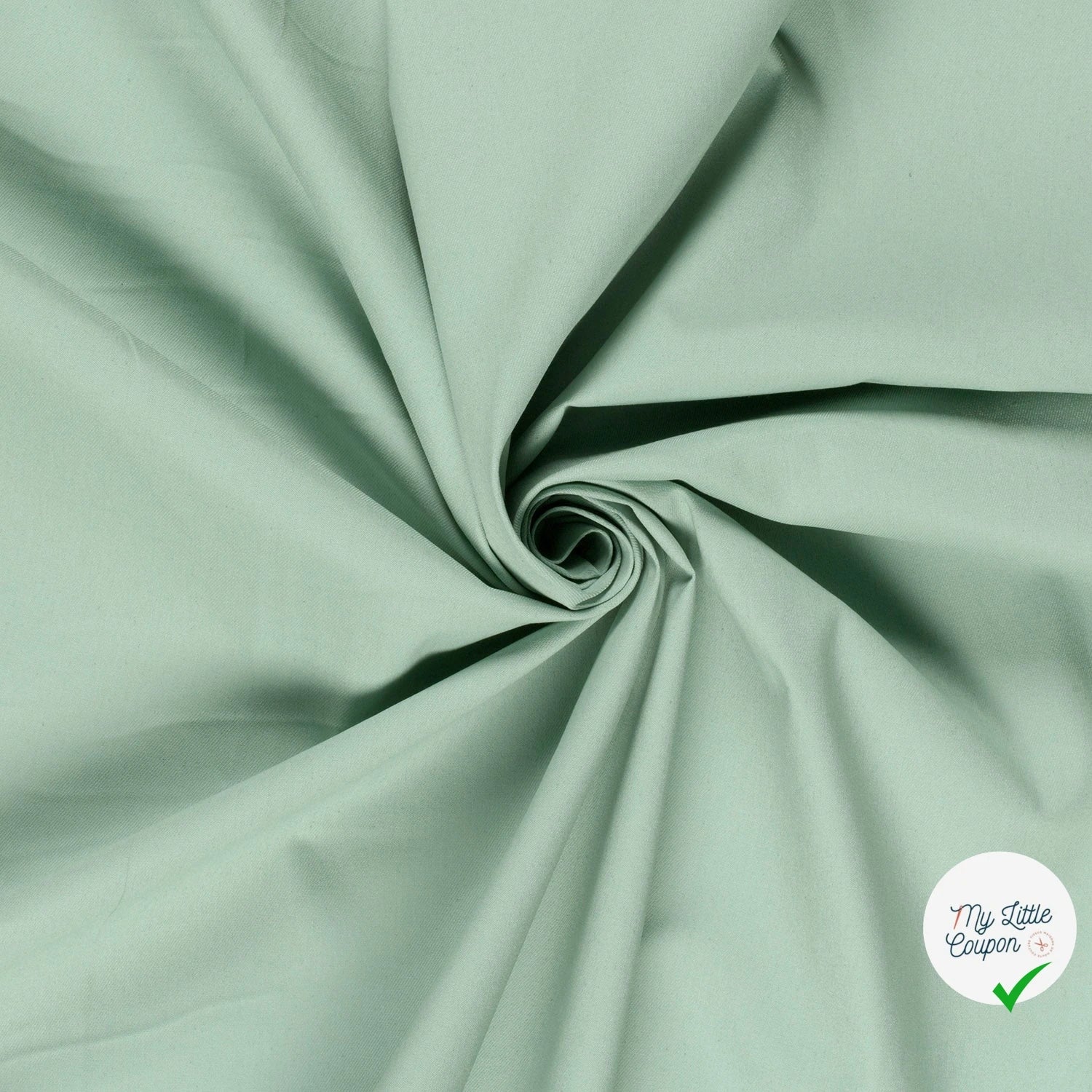 JEANS TISSU UNICOLORE VERT MENTHE - My Little Coupon