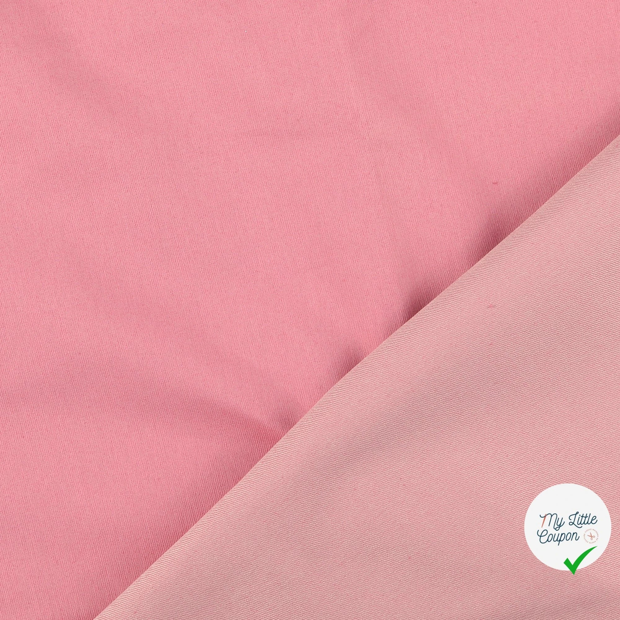 JEANS TISSU UNICOLORE VIEUX ROSE - My Little Coupon