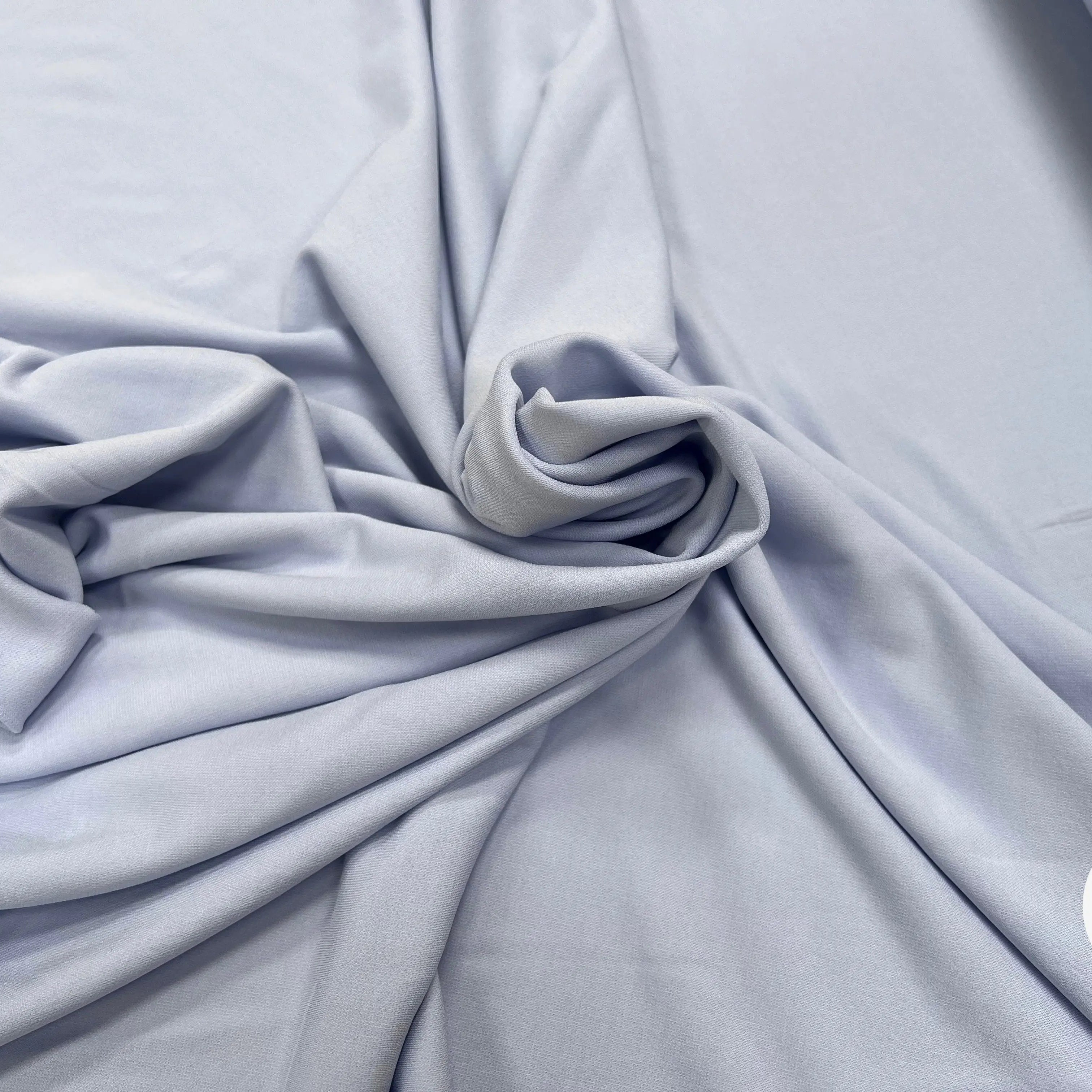 JEREY CREPÉ VISCOSE FROIDE 8% ELASTHANNE BLEU CIEL - My Little Coupon