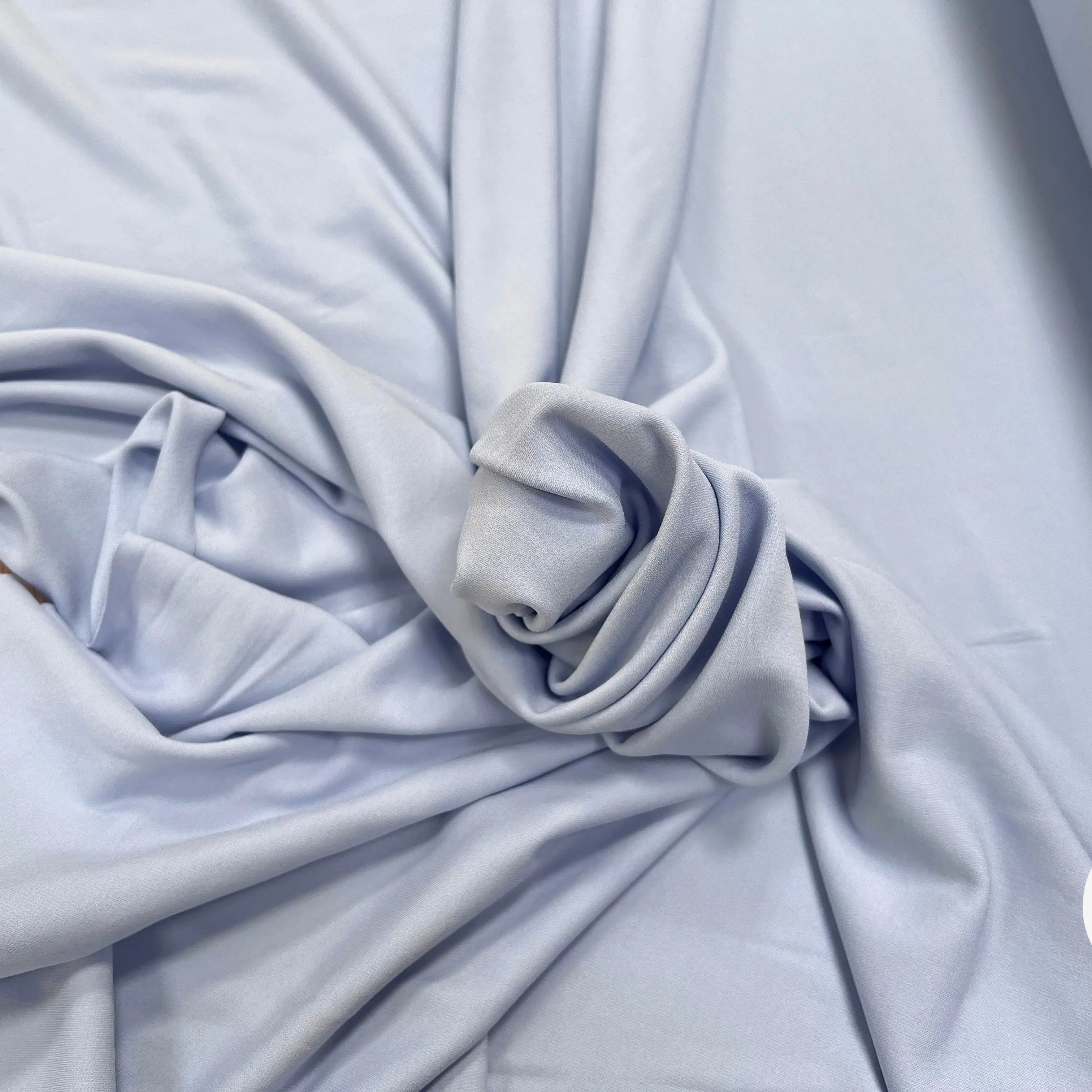 JEREY CREPÉ VISCOSE FROIDE 8% ELASTHANNE BLEU CIEL - My Little Coupon