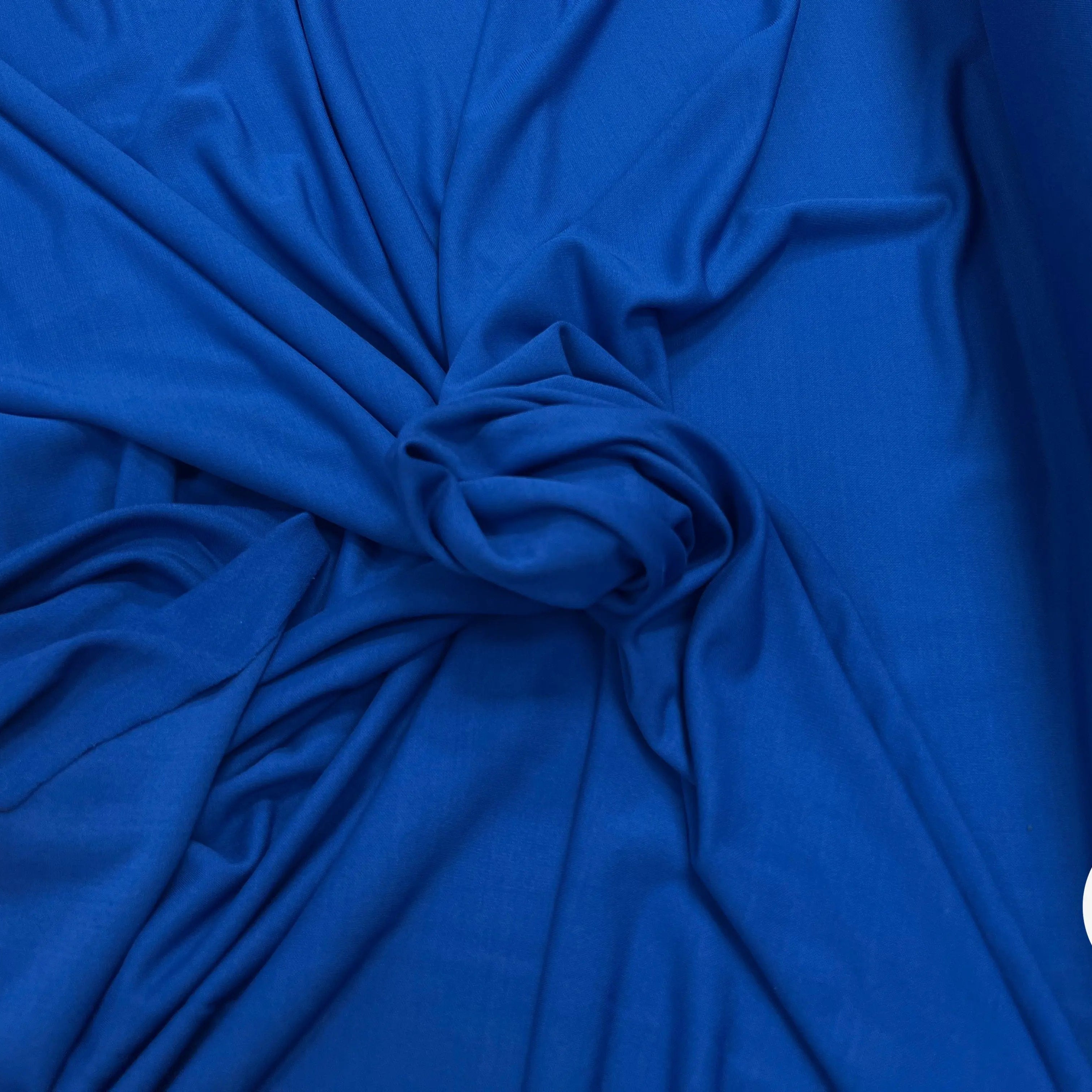 JEREY CREPÉ VISCOSE FROIDE 8% ELASTHANNE BLEU FRANCE - My Little Coupon