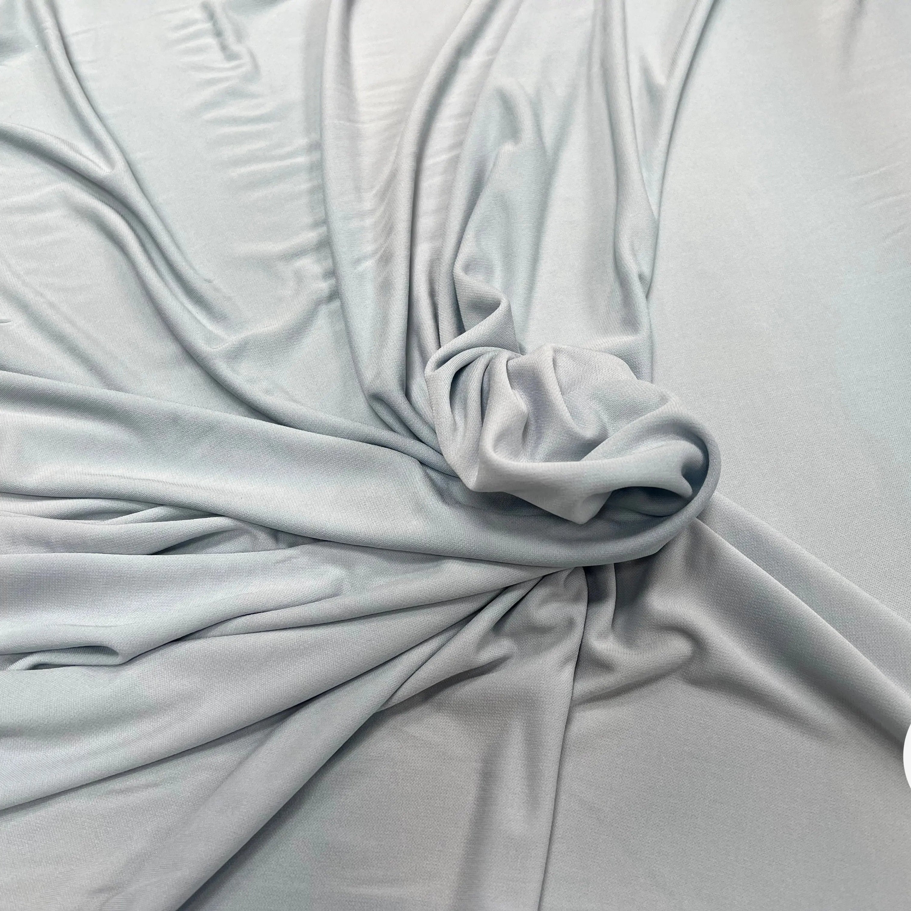 JERSEY ASPECT CRÊPE VISCOSE FROIDE 8% EA BLEU BÉBÉ - My Little Coupon