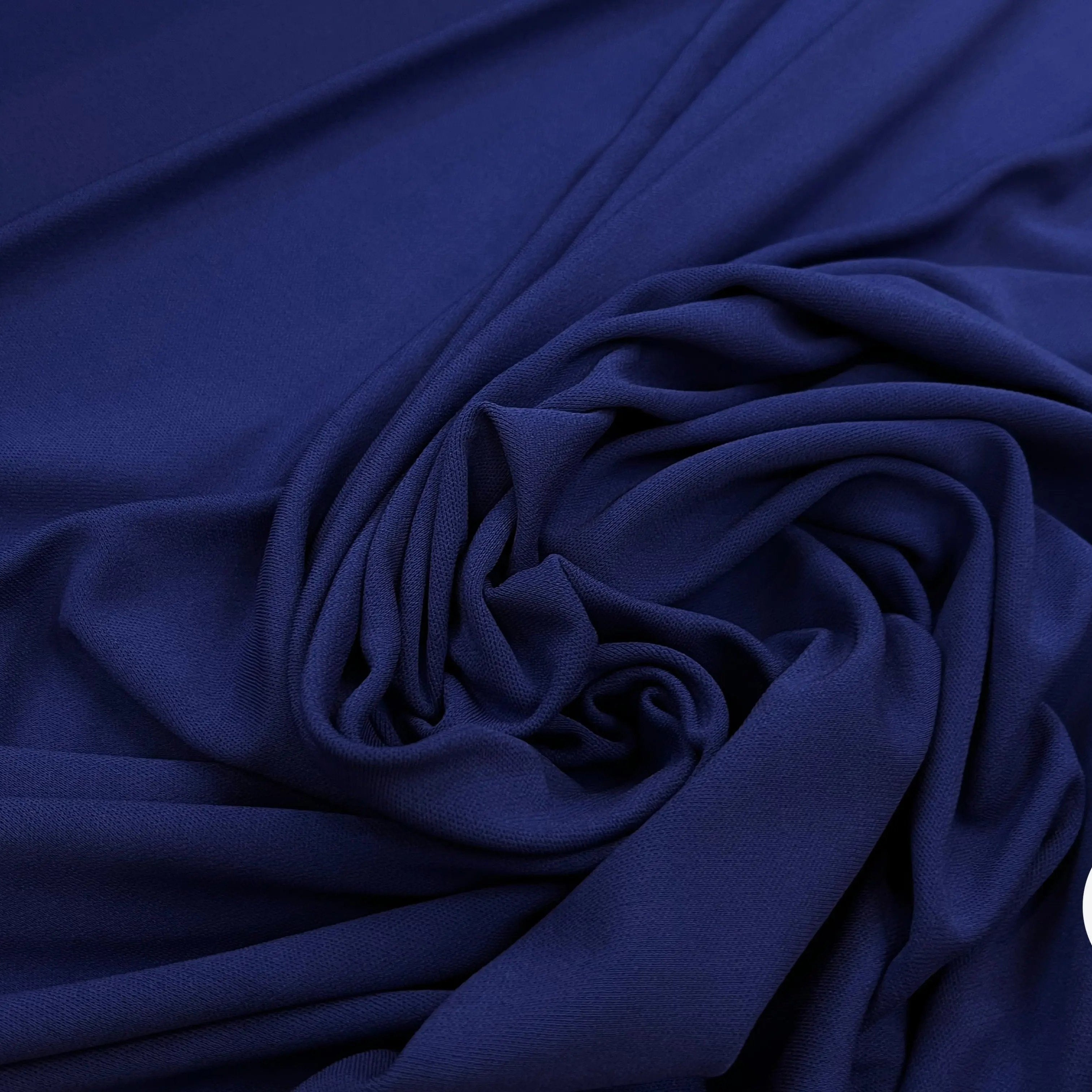 JERSEY ASPECT CRÊPE VISCOSE FROIDE 8% EA BLUE SAPHIR - My Little Coupon