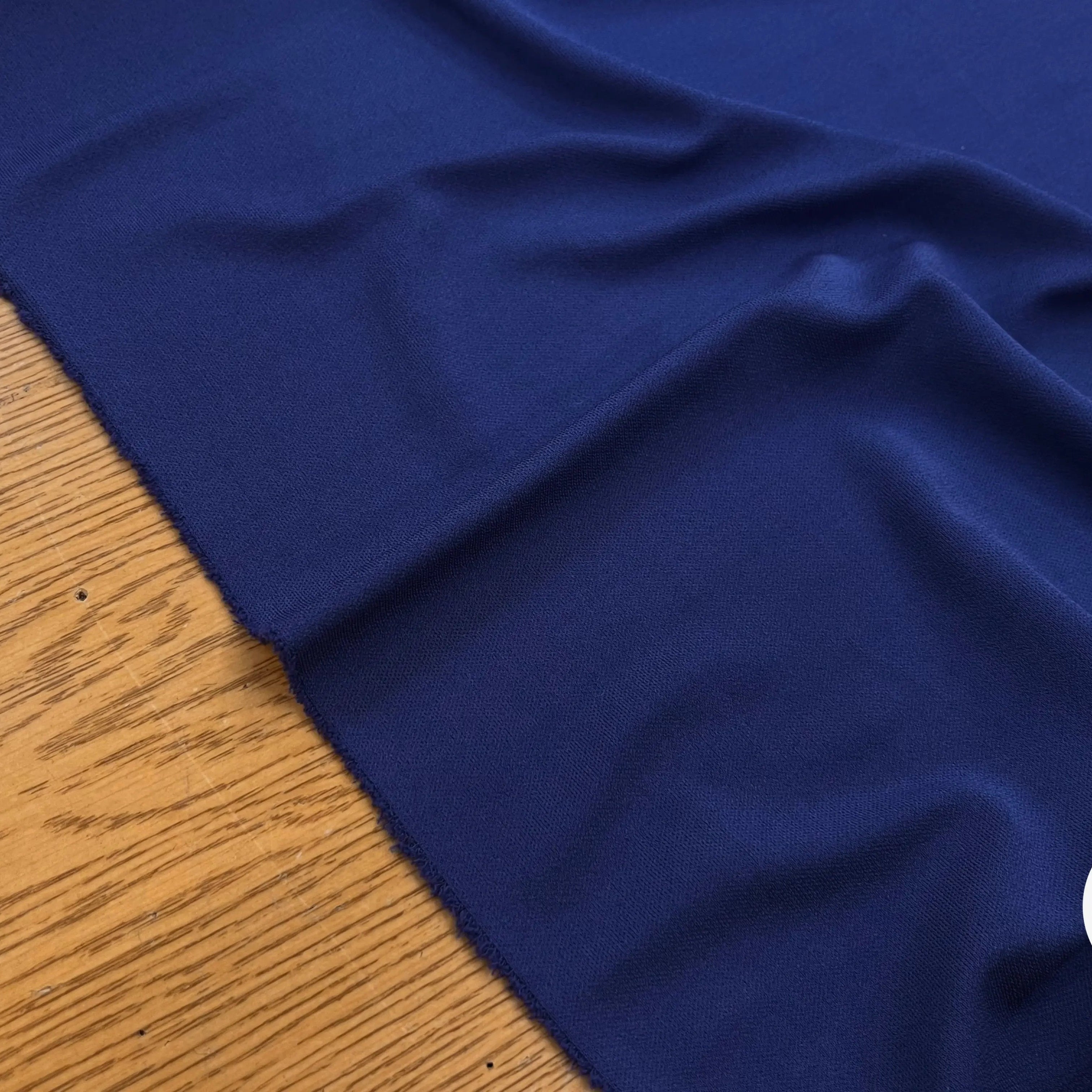 JERSEY ASPECT CRÊPE VISCOSE FROIDE 8% EA BLUE SAPHIR - My Little Coupon