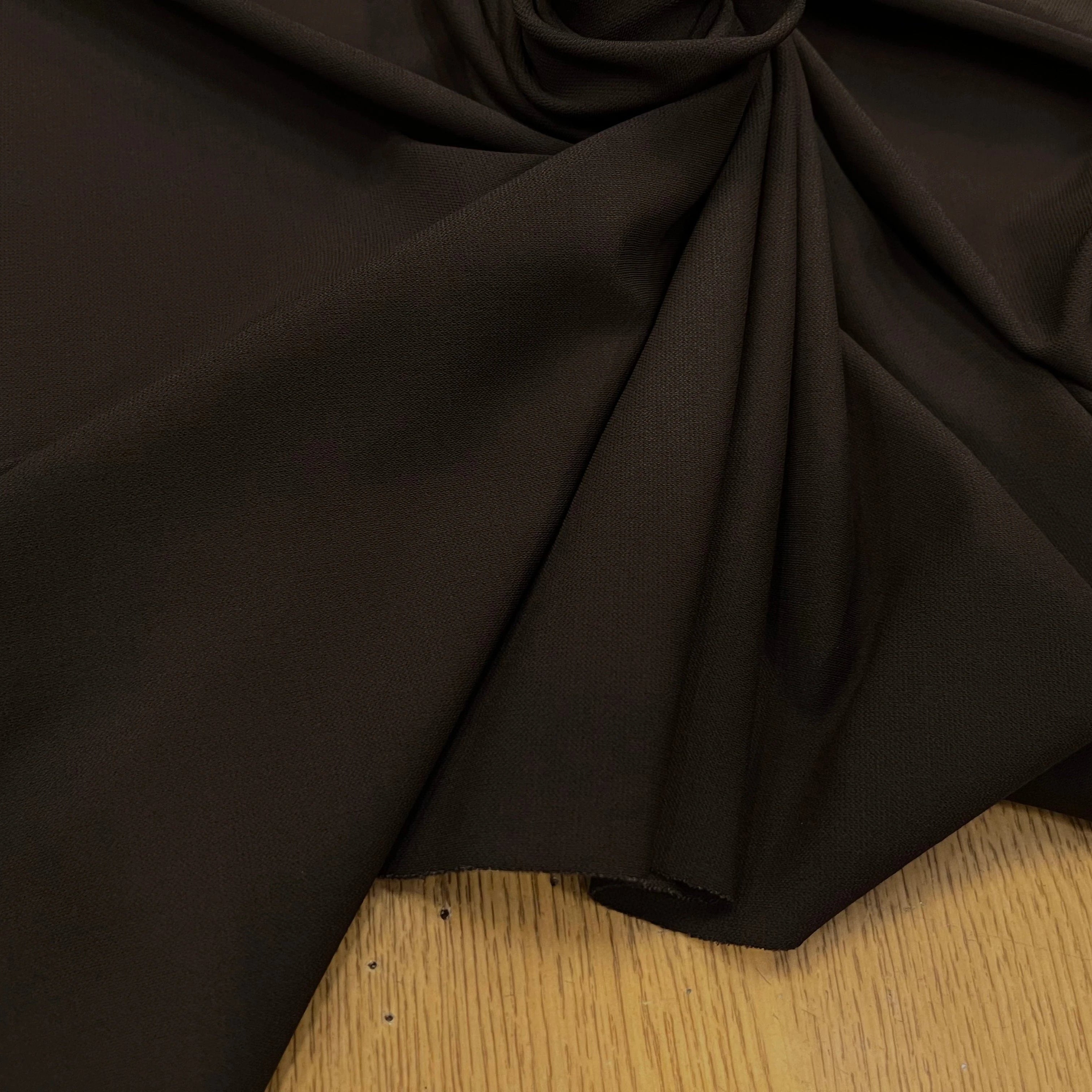 JERSEY ASPECT CRÊPE VISCOSE FROIDE 8% EA COFFEE - My Little Coupon