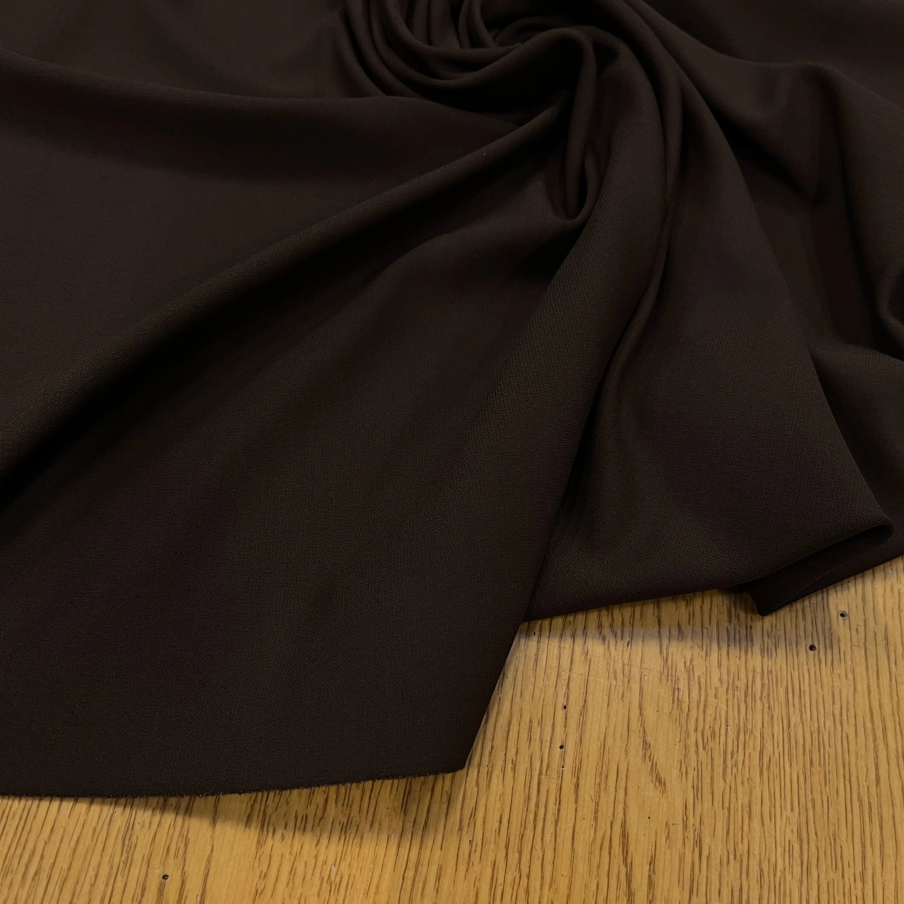 JERSEY ASPECT CRÊPE VISCOSE FROIDE 8% EA COFFEE - My Little Coupon