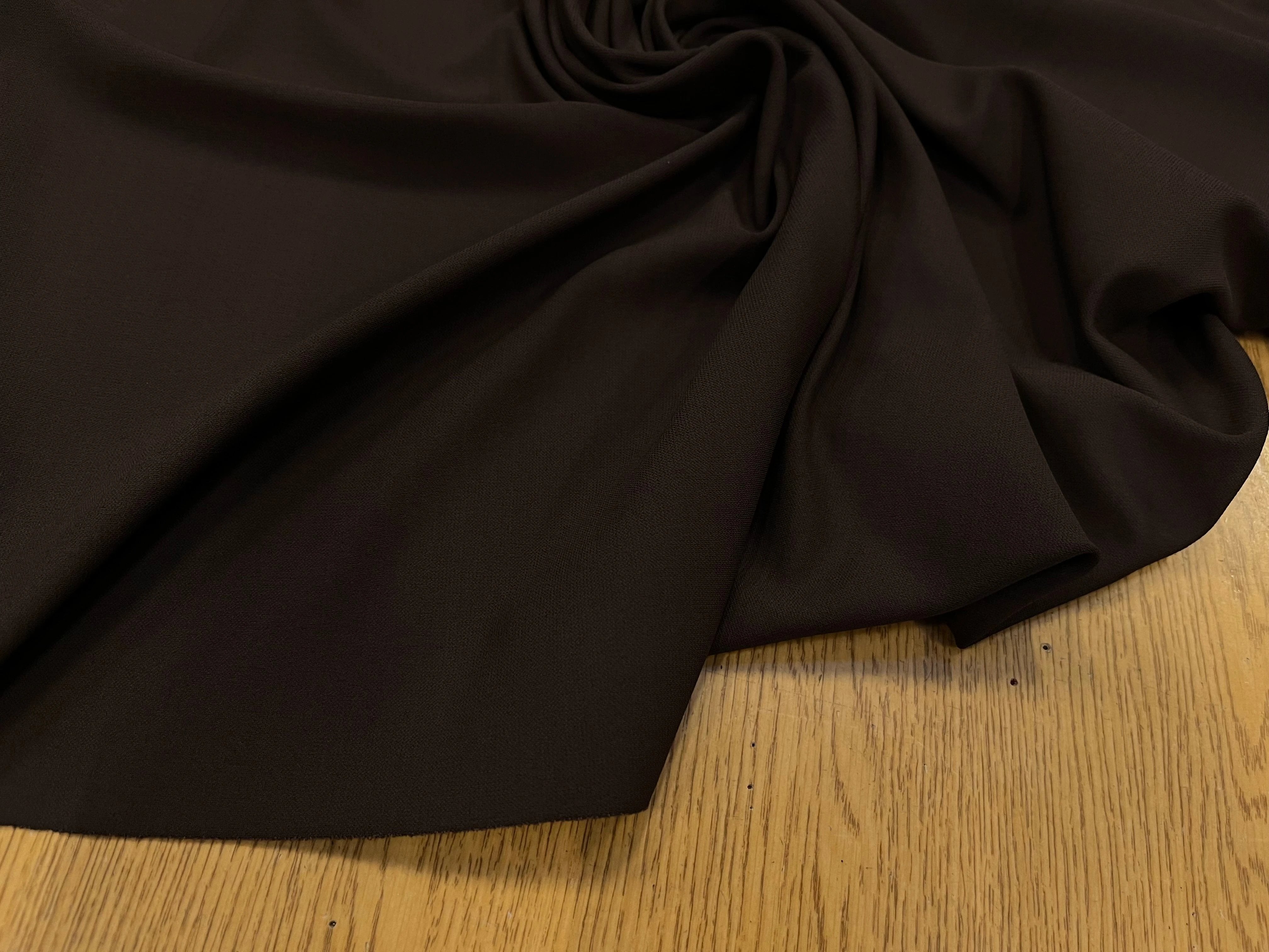 JERSEY ASPECT CRÊPE VISCOSE FROIDE 8% EA COFFEE - My Little Coupon