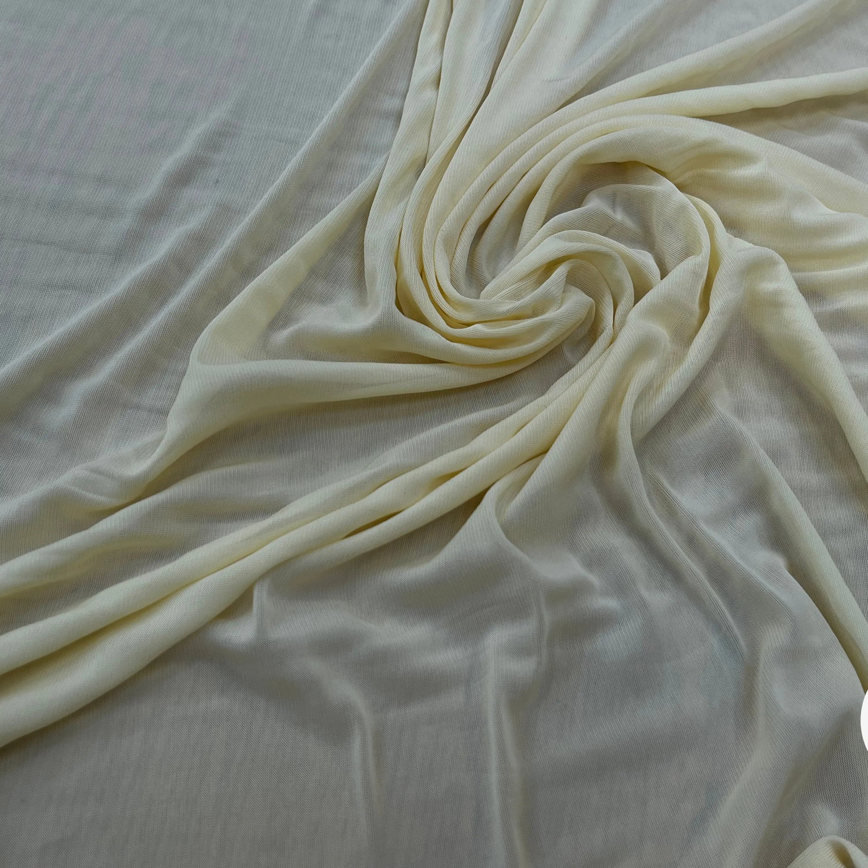 JERSEY ASPECT CRÊPE VISCOSE FROIDE 8% EA JAUNE LIMANCELLO - My Little Coupon