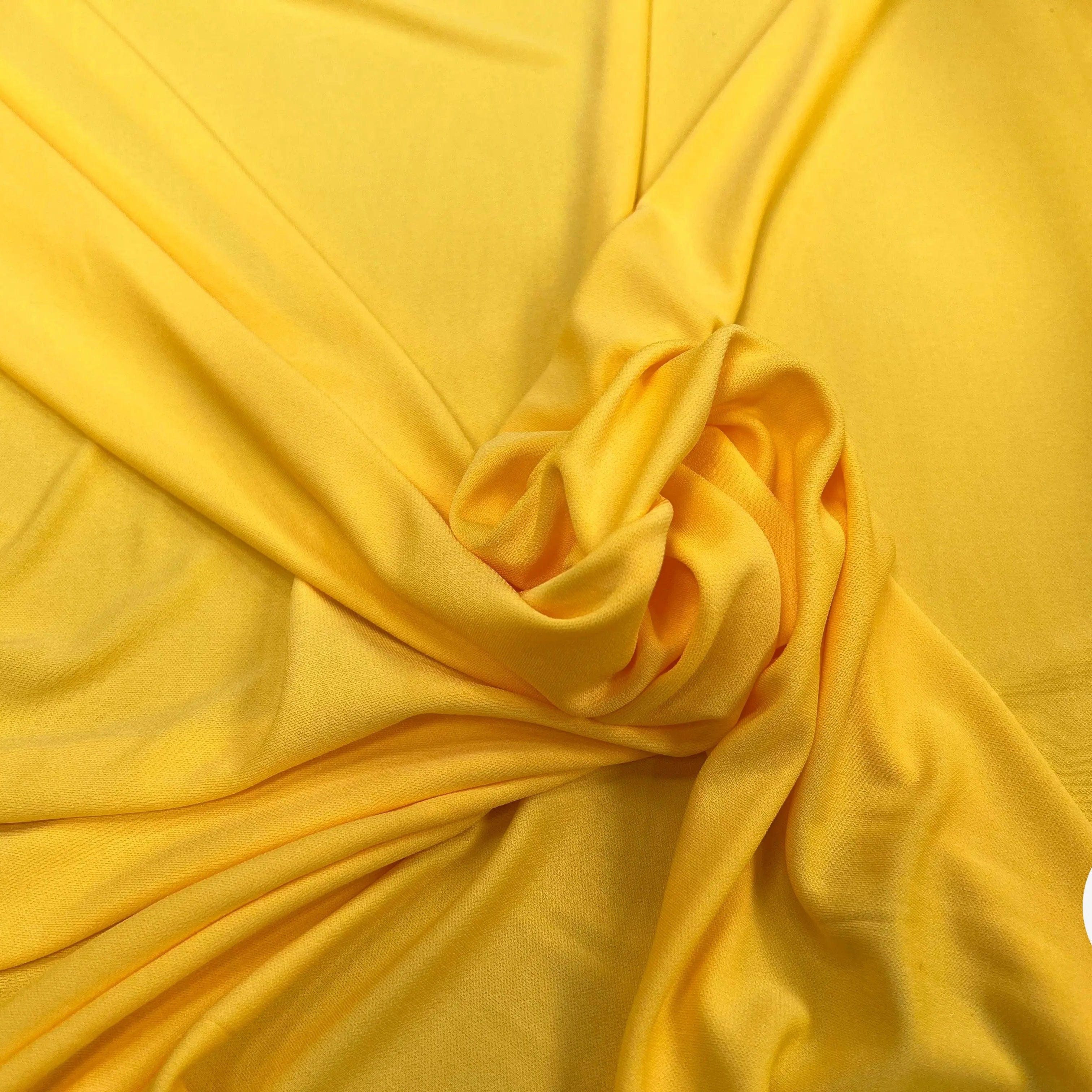 JERSEY ASPECT CRÊPE VISCOSE FROIDE 8% EA JAUNE ULTRA SUN - My Little Coupon
