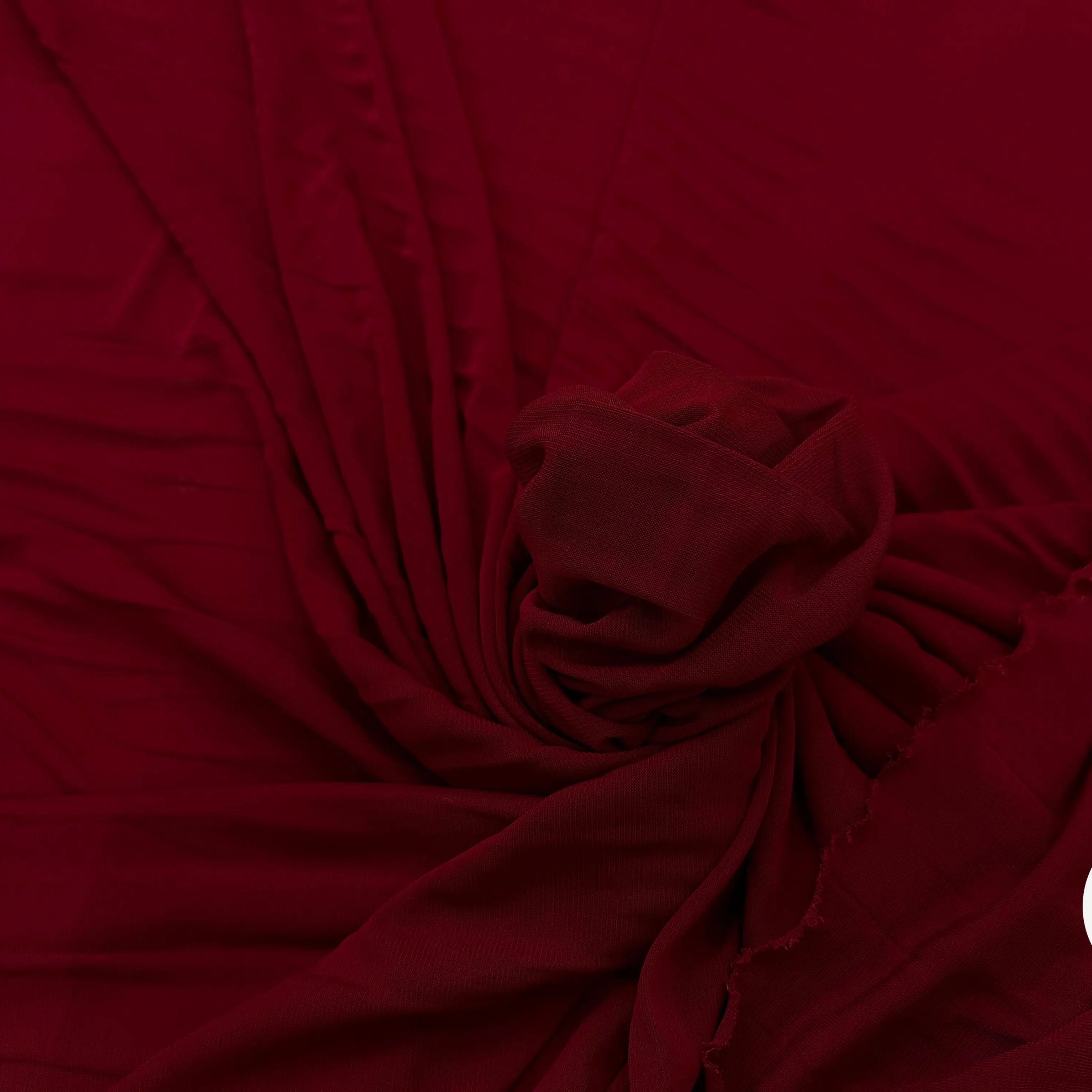 JERSEY ASPECT CRÊPE VISCOSE FROIDE 8% EA ROUGE RUBY - My Little Coupon