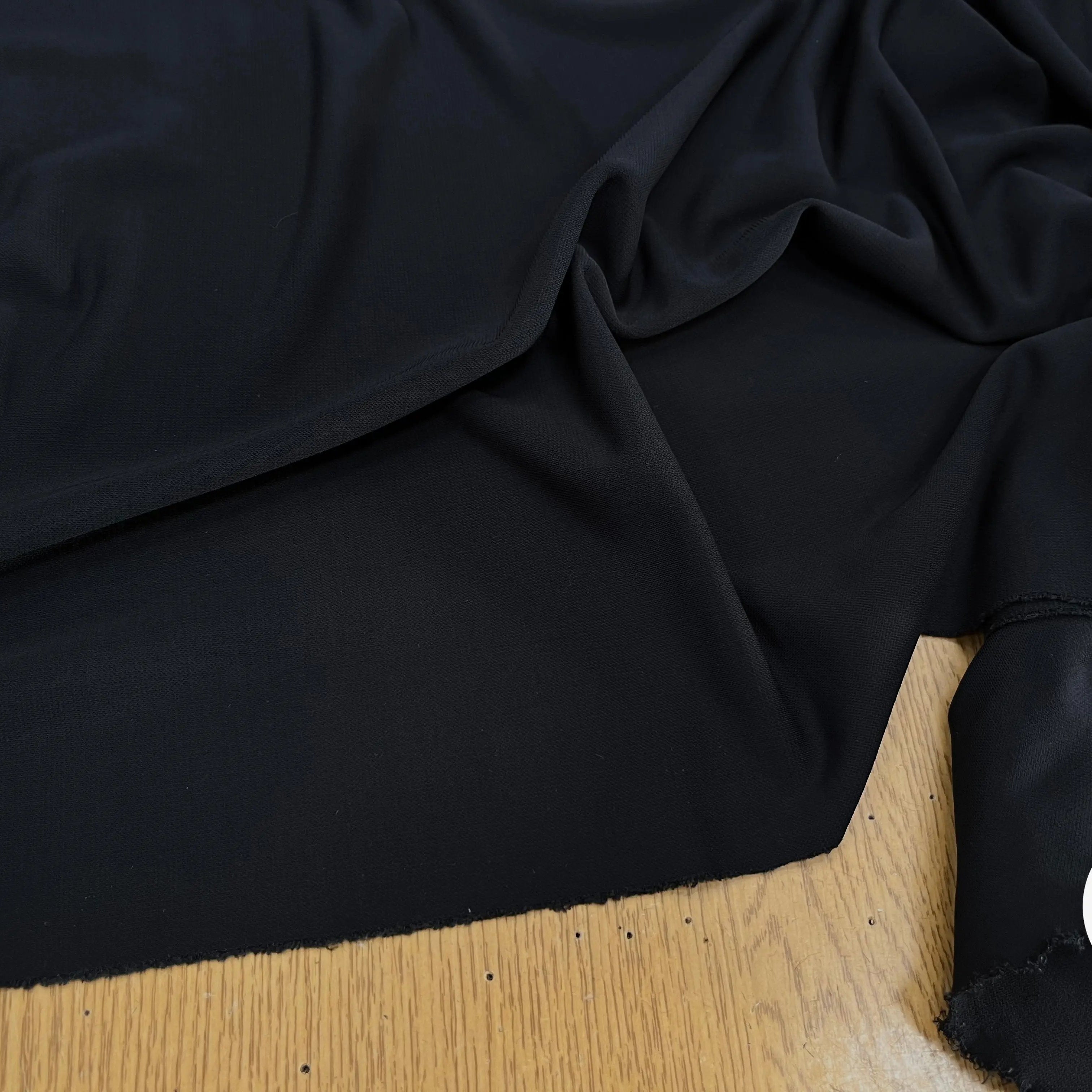 JERSEY ASPECT CRÊPE VISCOSE FROIDE 8% EA STORM BLUE - My Little Coupon