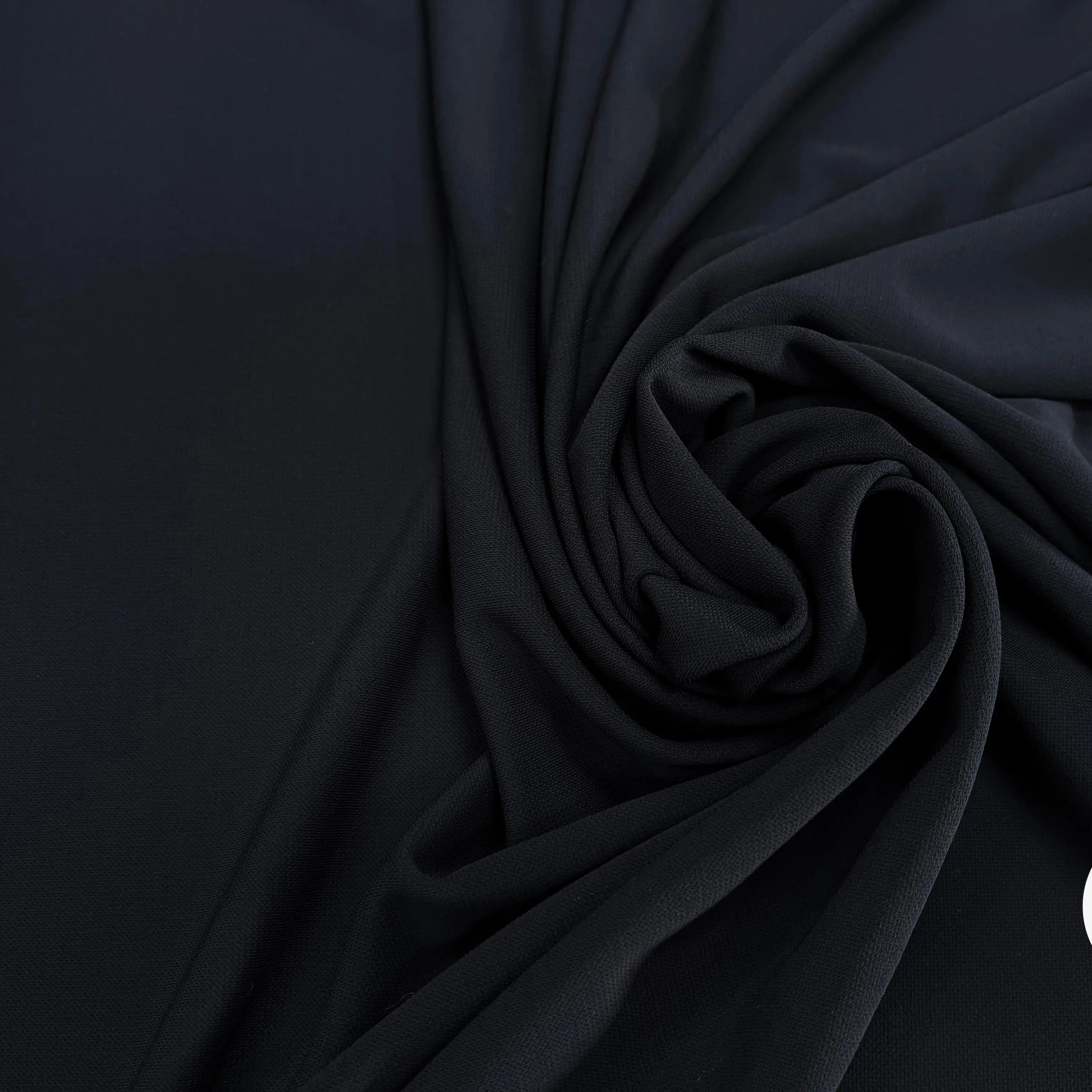 JERSEY ASPECT CRÊPE VISCOSE FROIDE 8% EA STORM BLUE - My Little Coupon