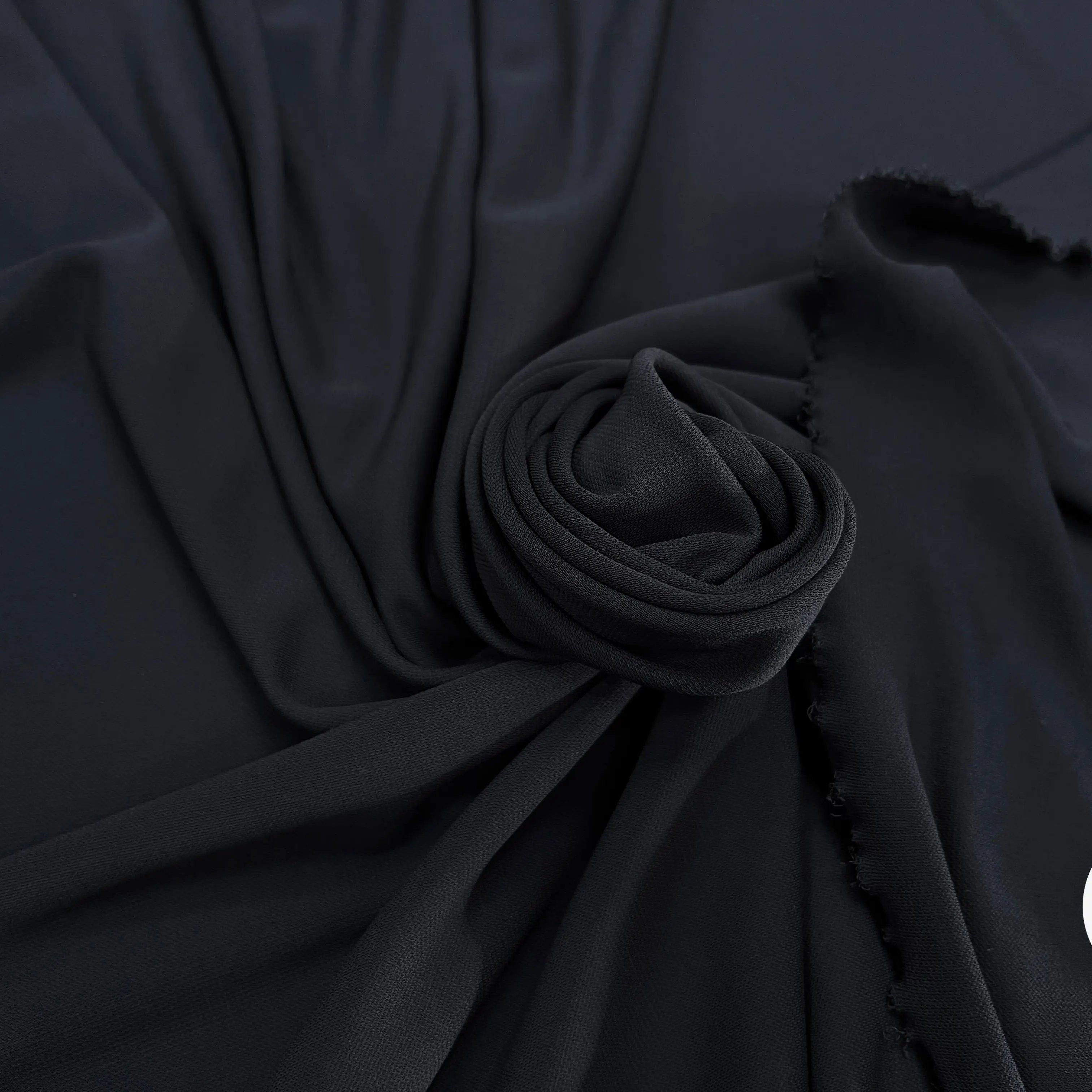 JERSEY ASPECT CRÊPE VISCOSE FROIDE 8% EA STORM BLUE - My Little Coupon