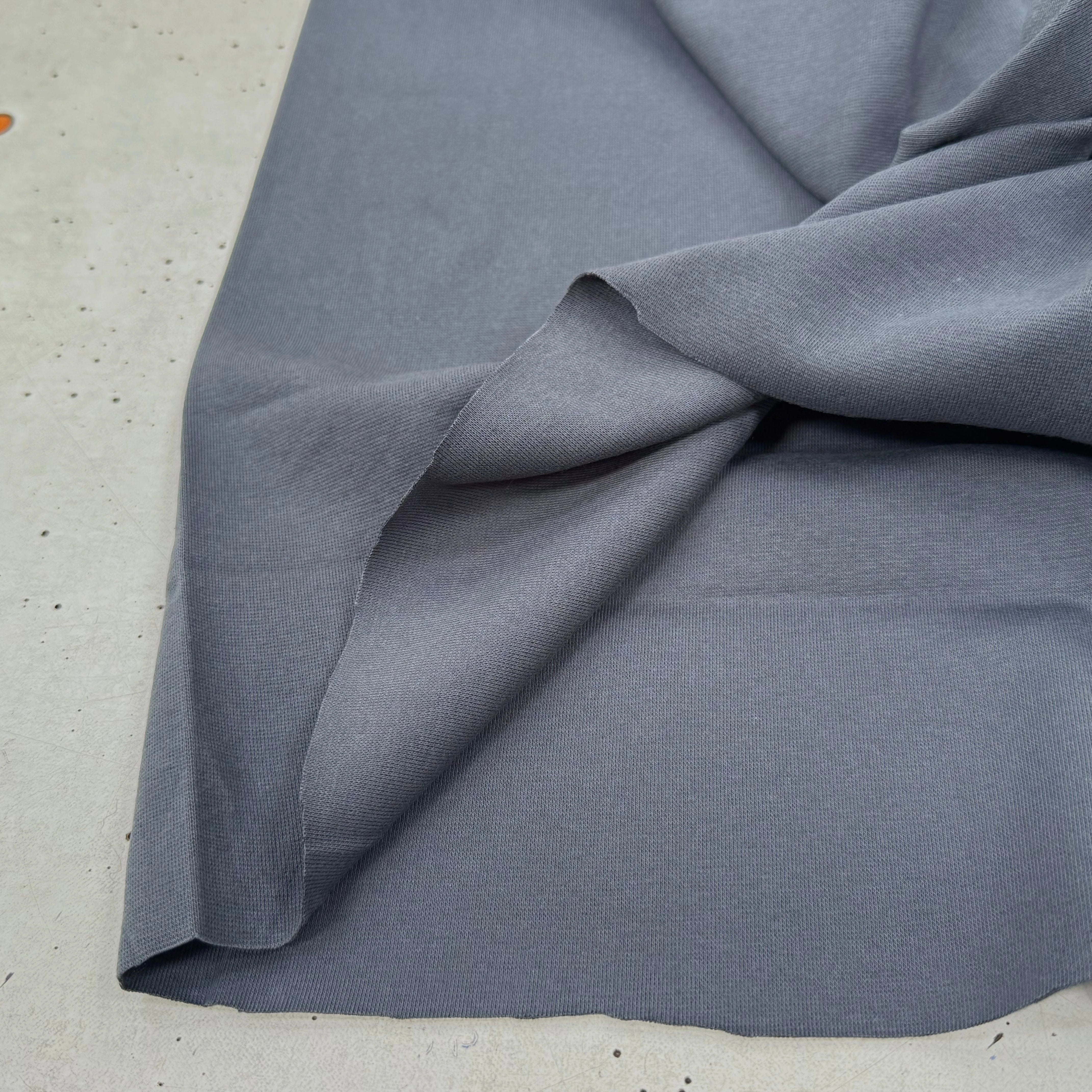 JERSEY COTON 2% ÉLASTHANNE TUBULAIRE 70CM CÔTE 1X1 EBONY - My Little Coupon