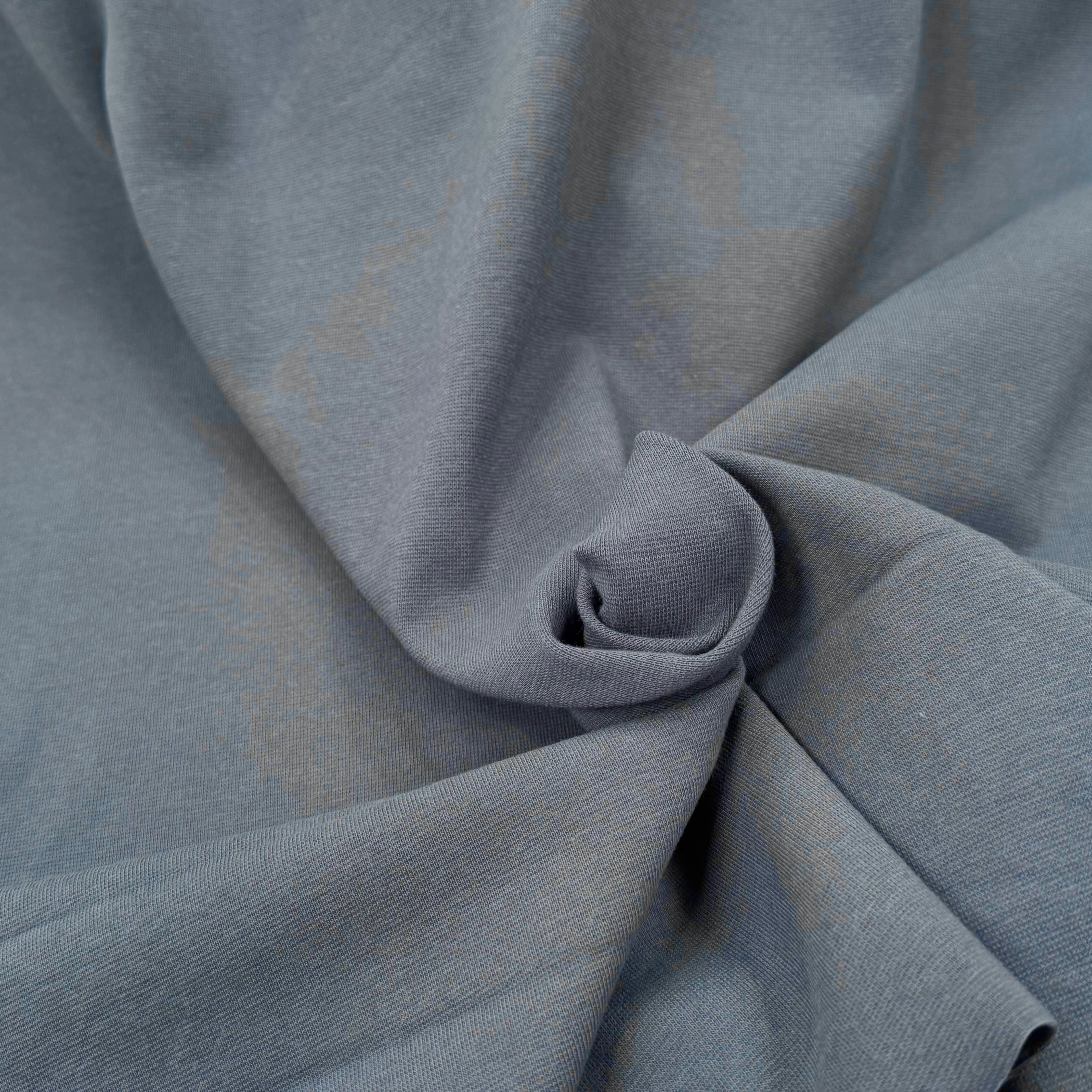 JERSEY COTON 2% ÉLASTHANNE TUBULAIRE 70CM CÔTE 1X1 EBONY - My Little Coupon