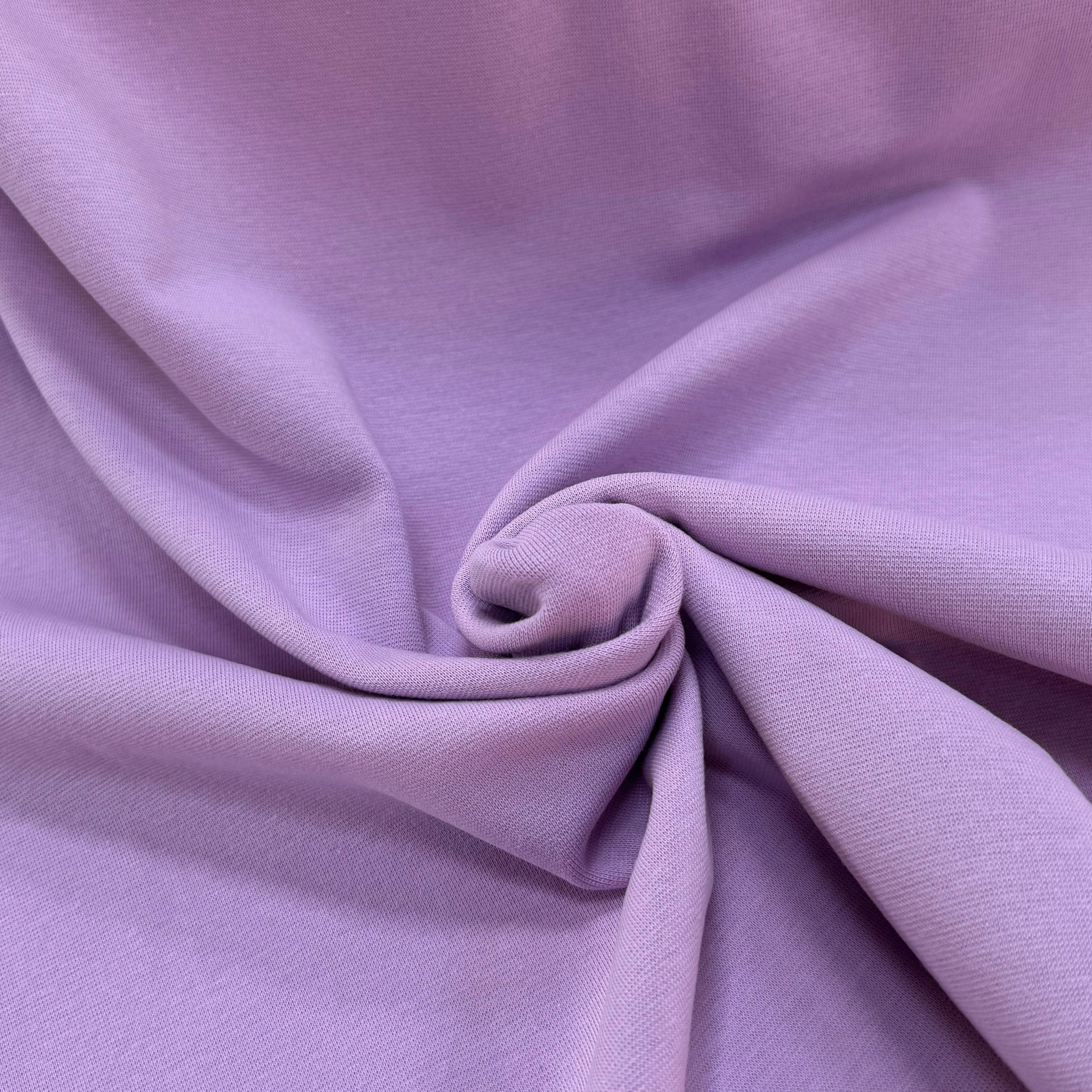 JERSEY COTON 2% ÉLASTHANNE TUBULAIRE 70CM CÔTE 1X1 LUPINE - My Little Coupon