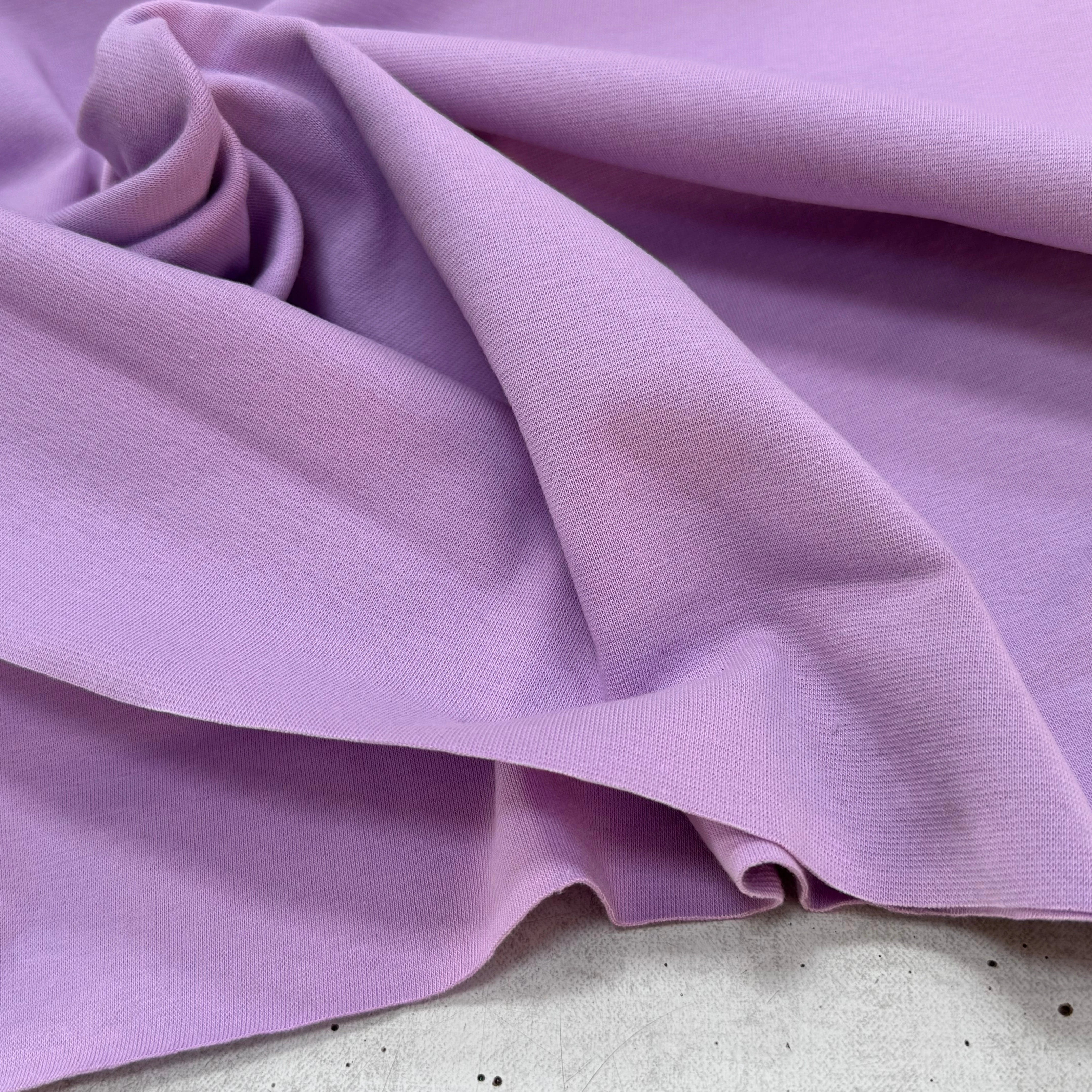 JERSEY COTON 2% ÉLASTHANNE TUBULAIRE 70CM CÔTE 1X1 LUPINE - My Little Coupon