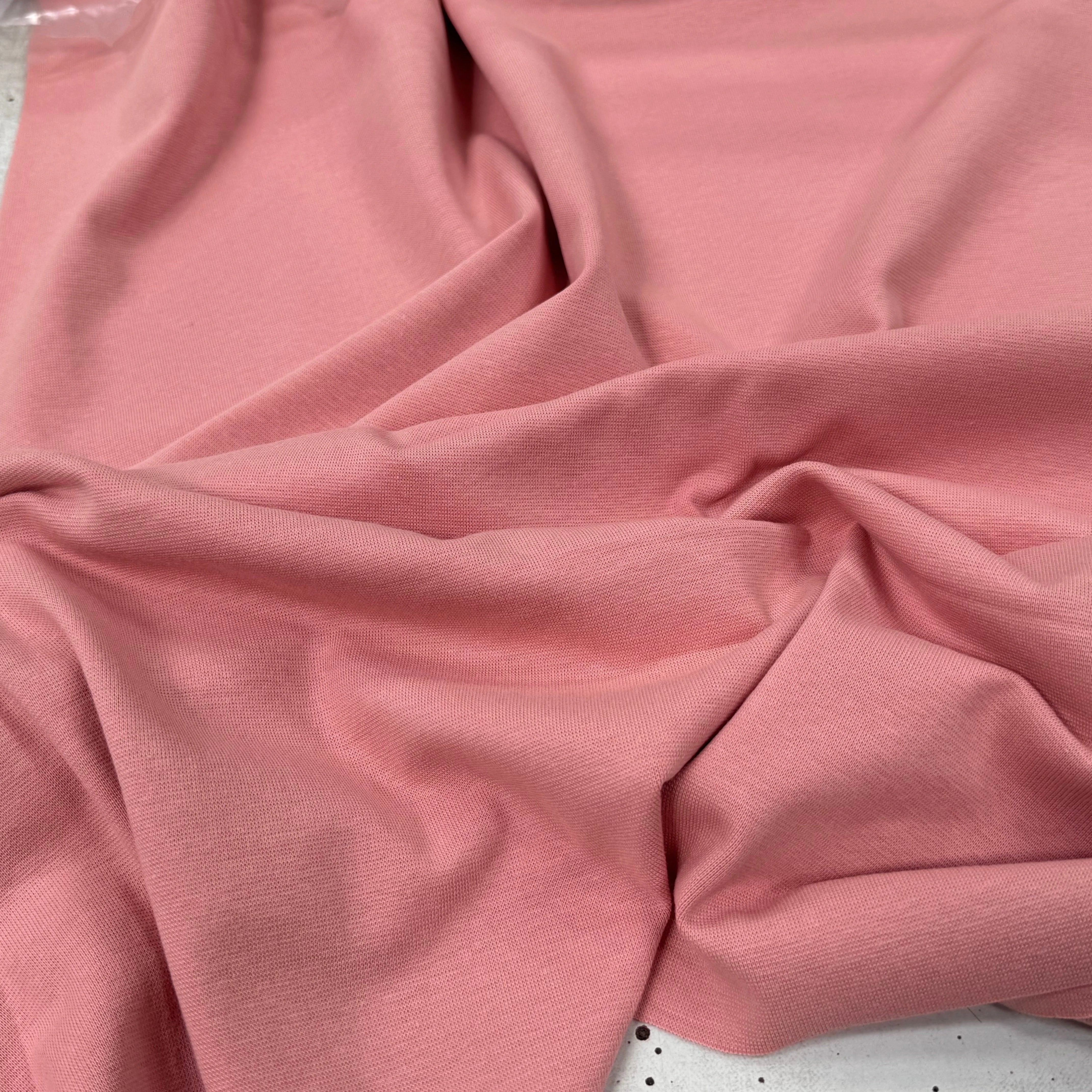 JERSEY COTON 2% ÉLASTHANNE TUBULAIRE 70CM CÔTE 1X1 ROSETTE - My Little Coupon