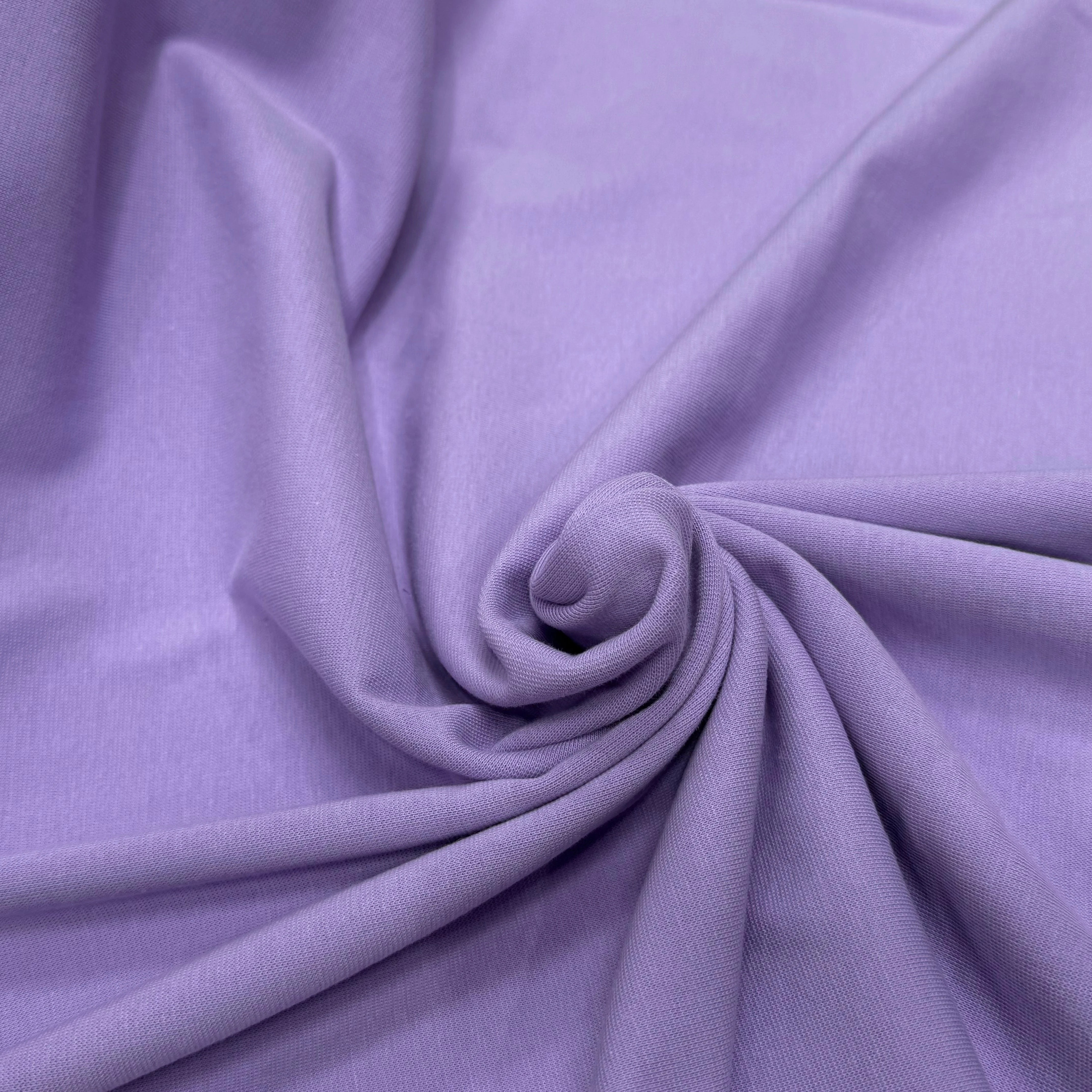 JERSEY COTON 2% ÉLASTHANNE TUBULAIRE 70CM PURPLE ROSE CÔTE 1X1 - My Little Coupon