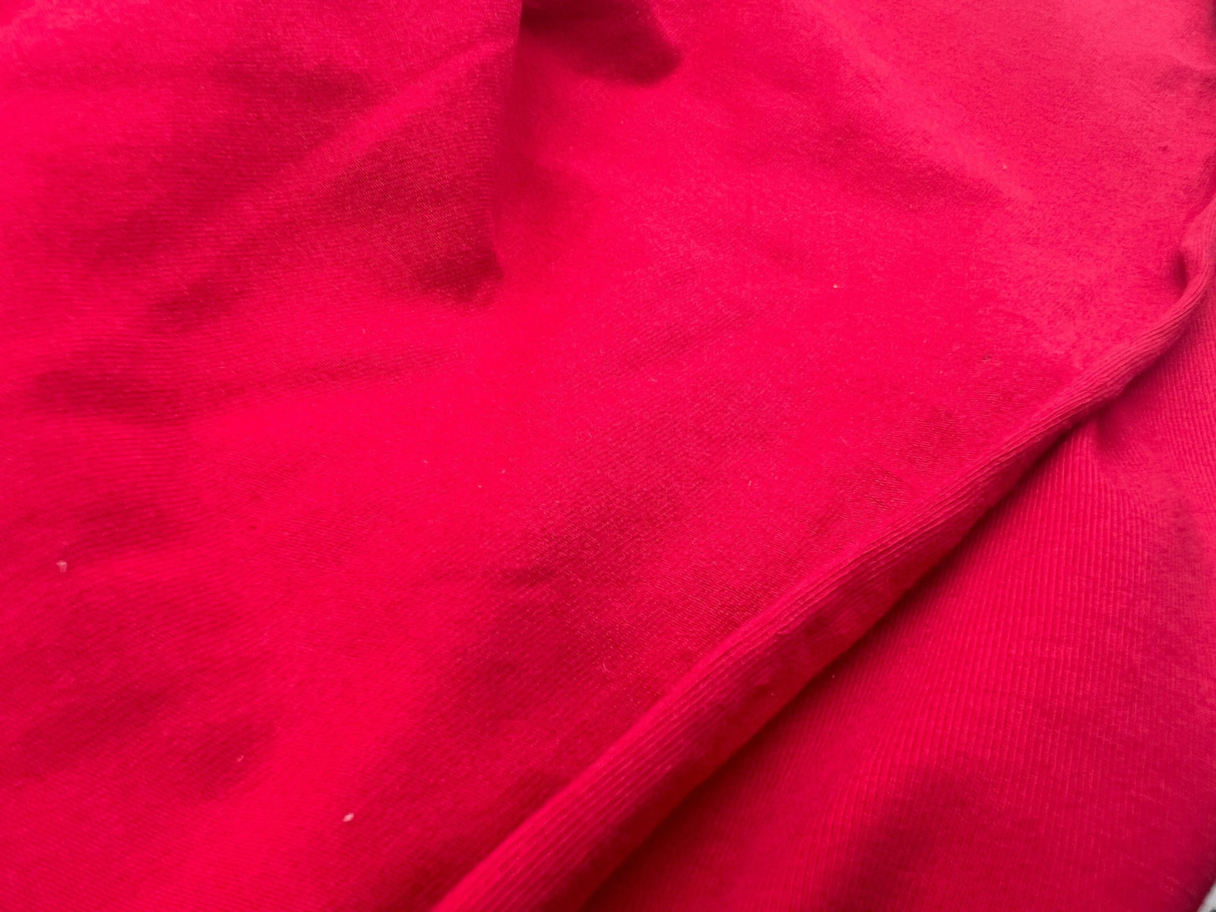 JERSEY COTON STRETCH ROUGE CHAPERON - My Little Coupon - tissu - coudre