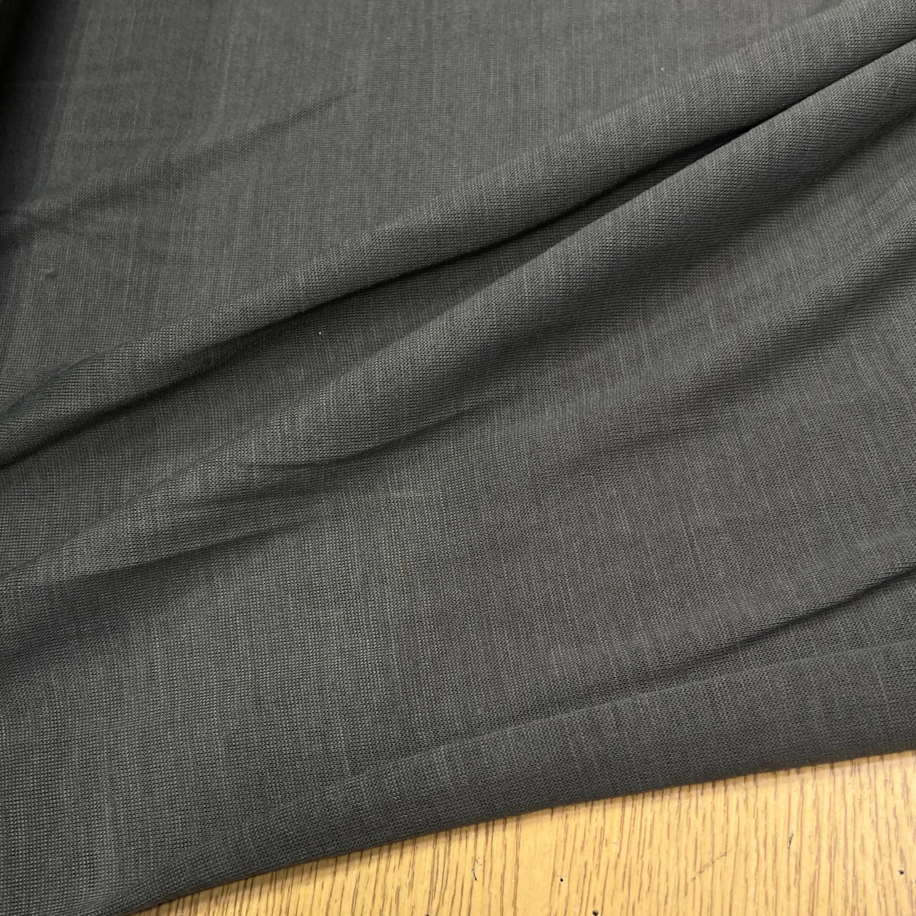 JERSEY COTON VISCOSE 55% COTON ULTRA STRETCH GRIS MARRON - My Little Coupon