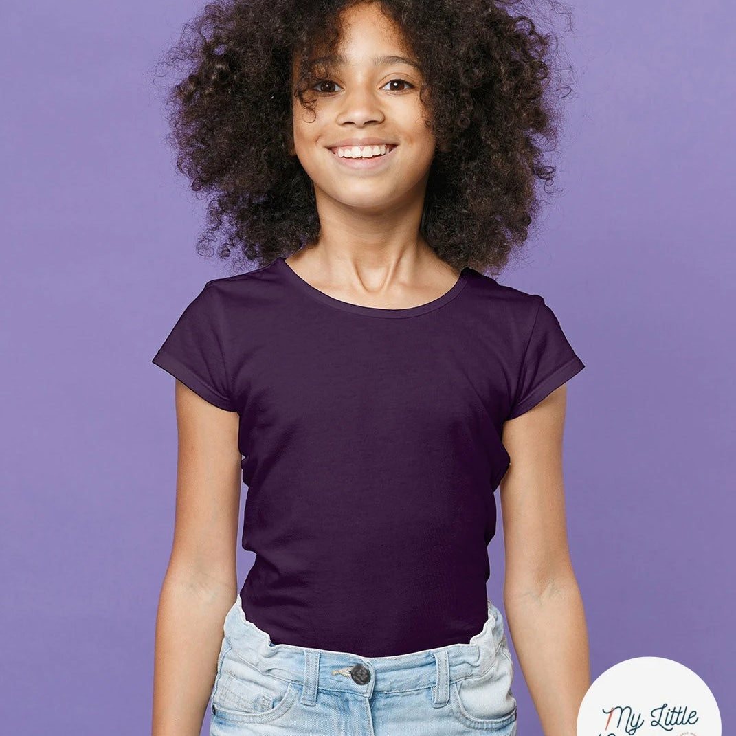 JERSEY DE COTON BELLE TENUE AUBERGINE - My Little Coupon