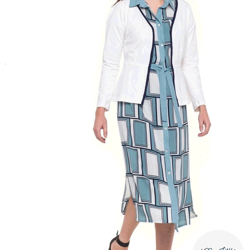 JERSEY DE COTON BELLE TENUE BLANC CASSÉ - My Little Coupon