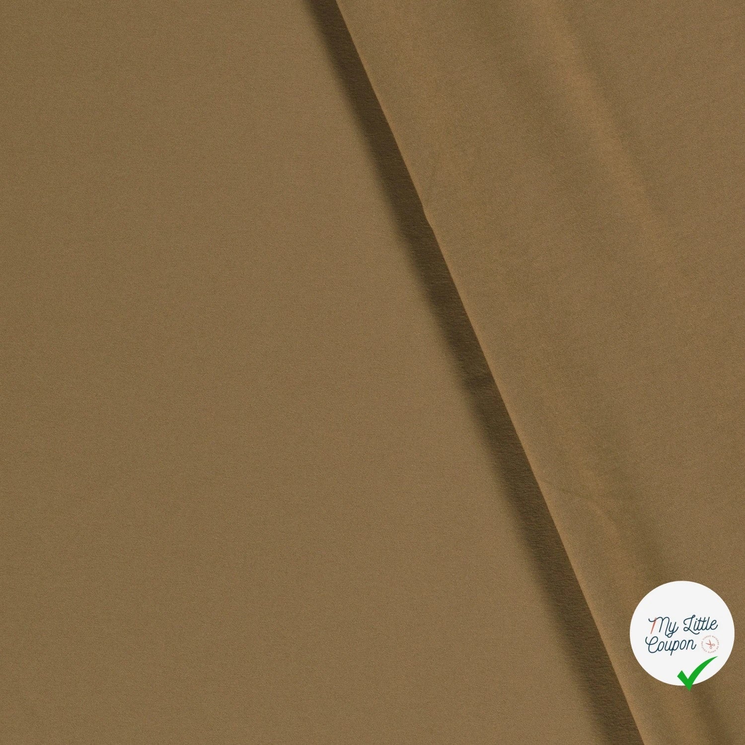 JERSEY DE COTON BELLE TENUE CAMEL - My Little Coupon