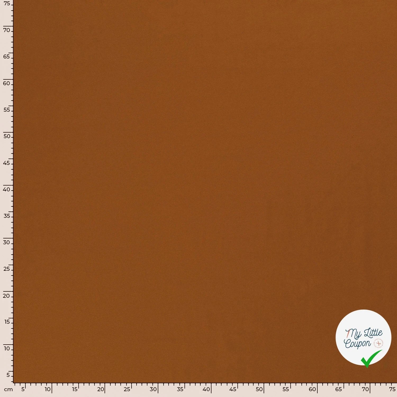 JERSEY DE COTON BELLE TENUE CARAMEL - My Little Coupon