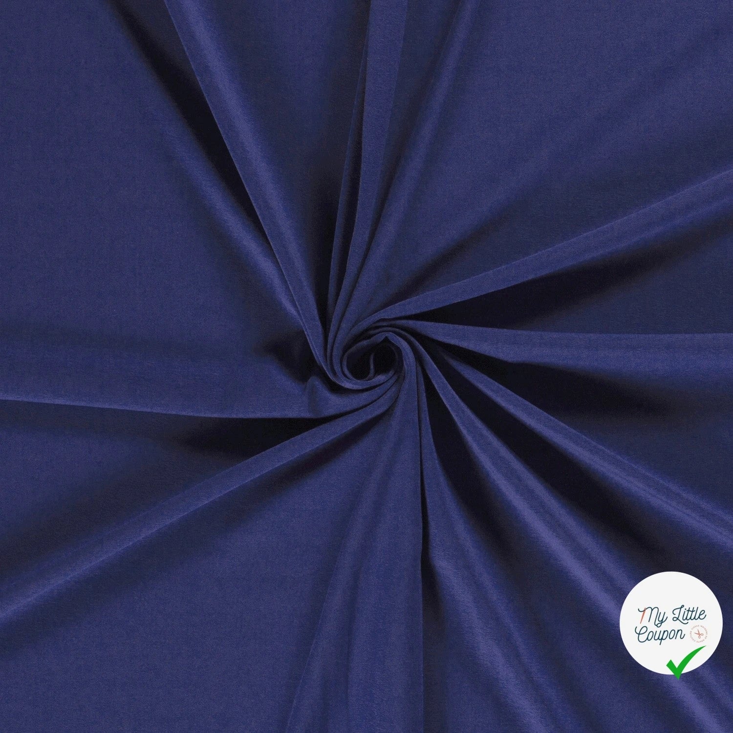 JERSEY DE COTON BELLE TENUE COBALT - My Little Coupon