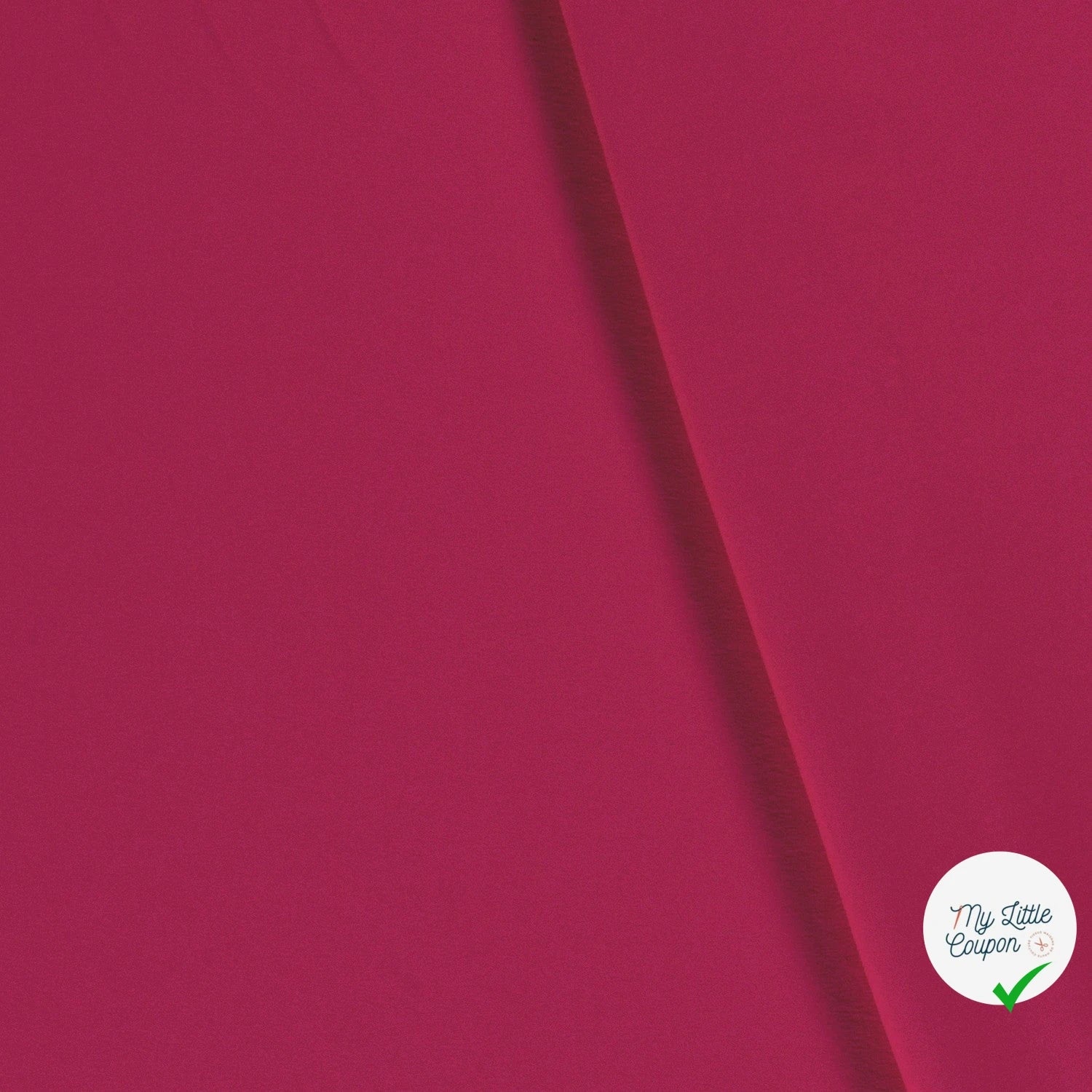 JERSEY DE COTON BELLE TENUE FRAMBOISE - My Little Coupon