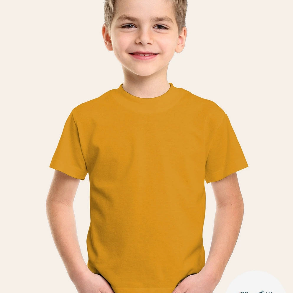 JERSEY DE COTON BELLE TENUE OCRE - My Little Coupon