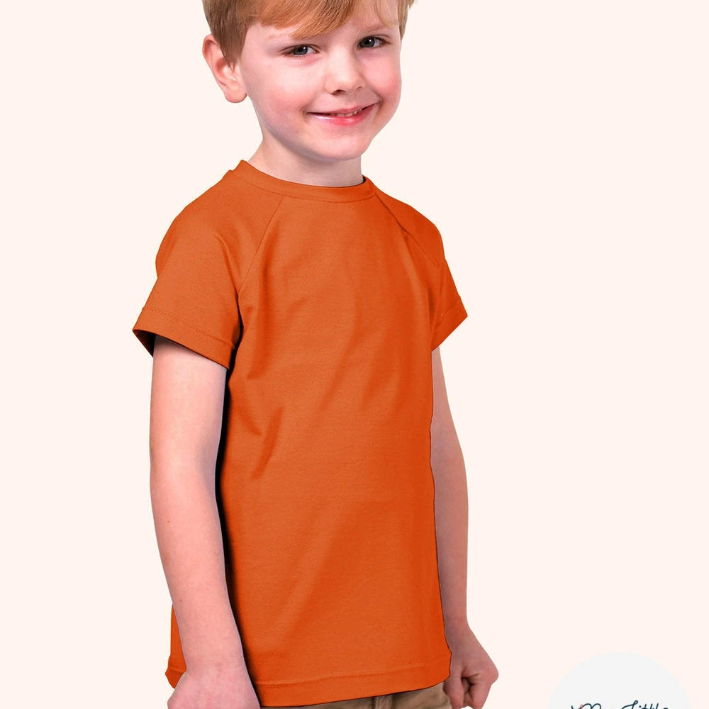 JERSEY DE COTON BELLE TENUE ORANGE - My Little Coupon