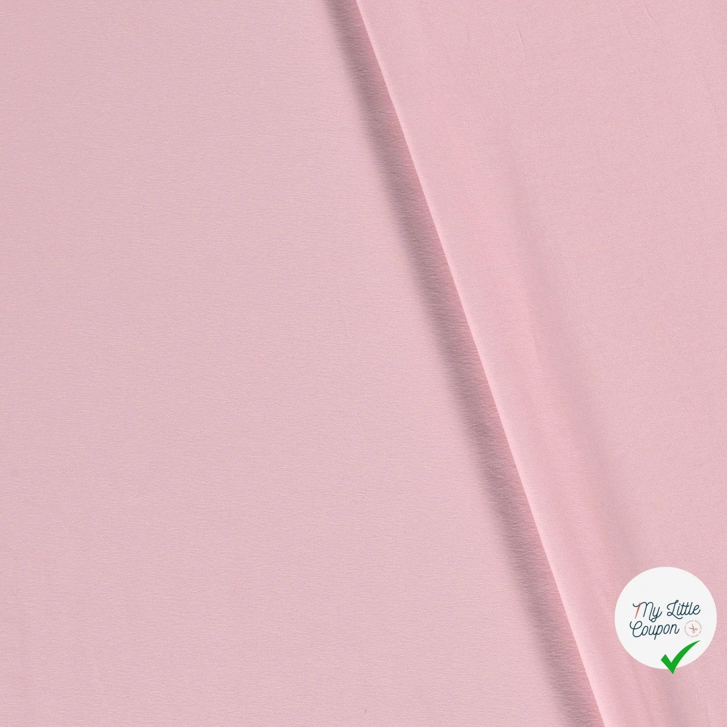 JERSEY DE COTON BELLE TENUE ROSE CLAIR - My Little Coupon