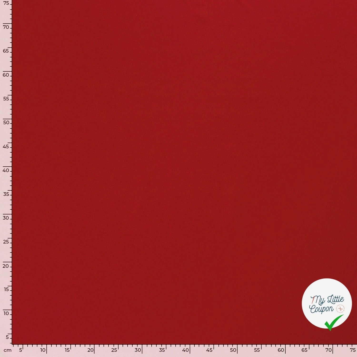 JERSEY DE COTON BELLE TENUE ROUGE - My Little Coupon