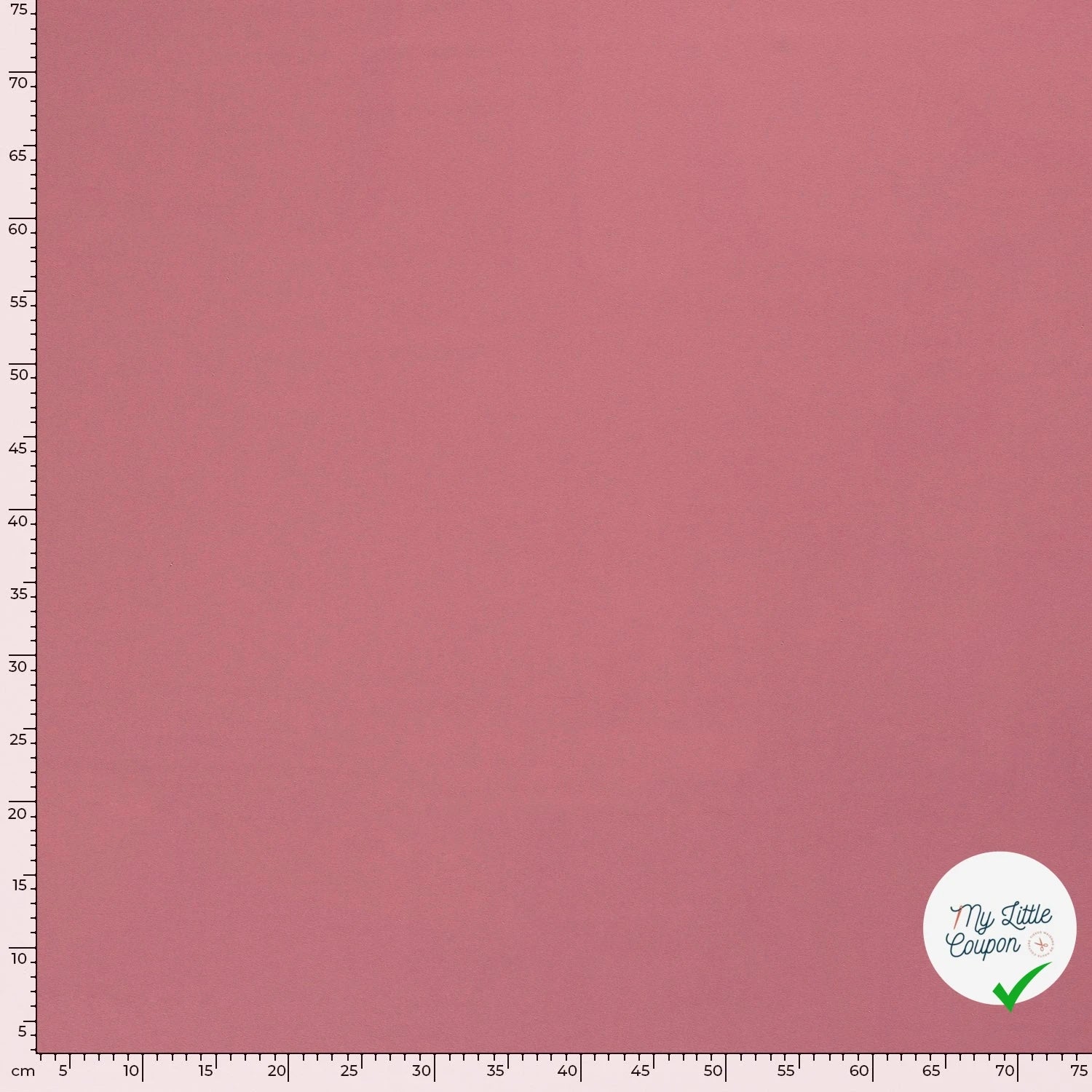 Jersey de coton belle tenue Vieux rose
