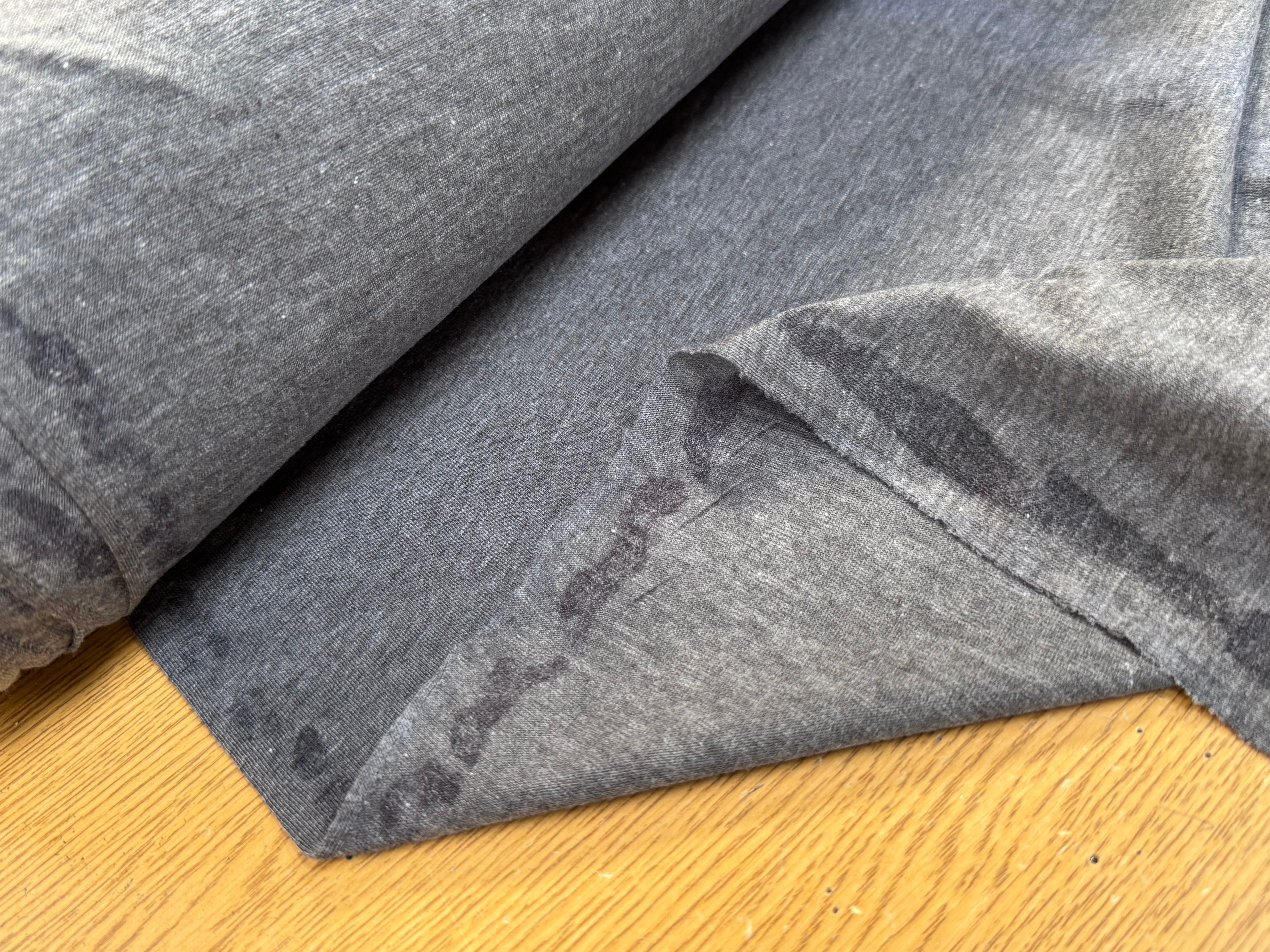 JERSEY DE COTON DOUX GRIS FONCÉ - My Little Coupon