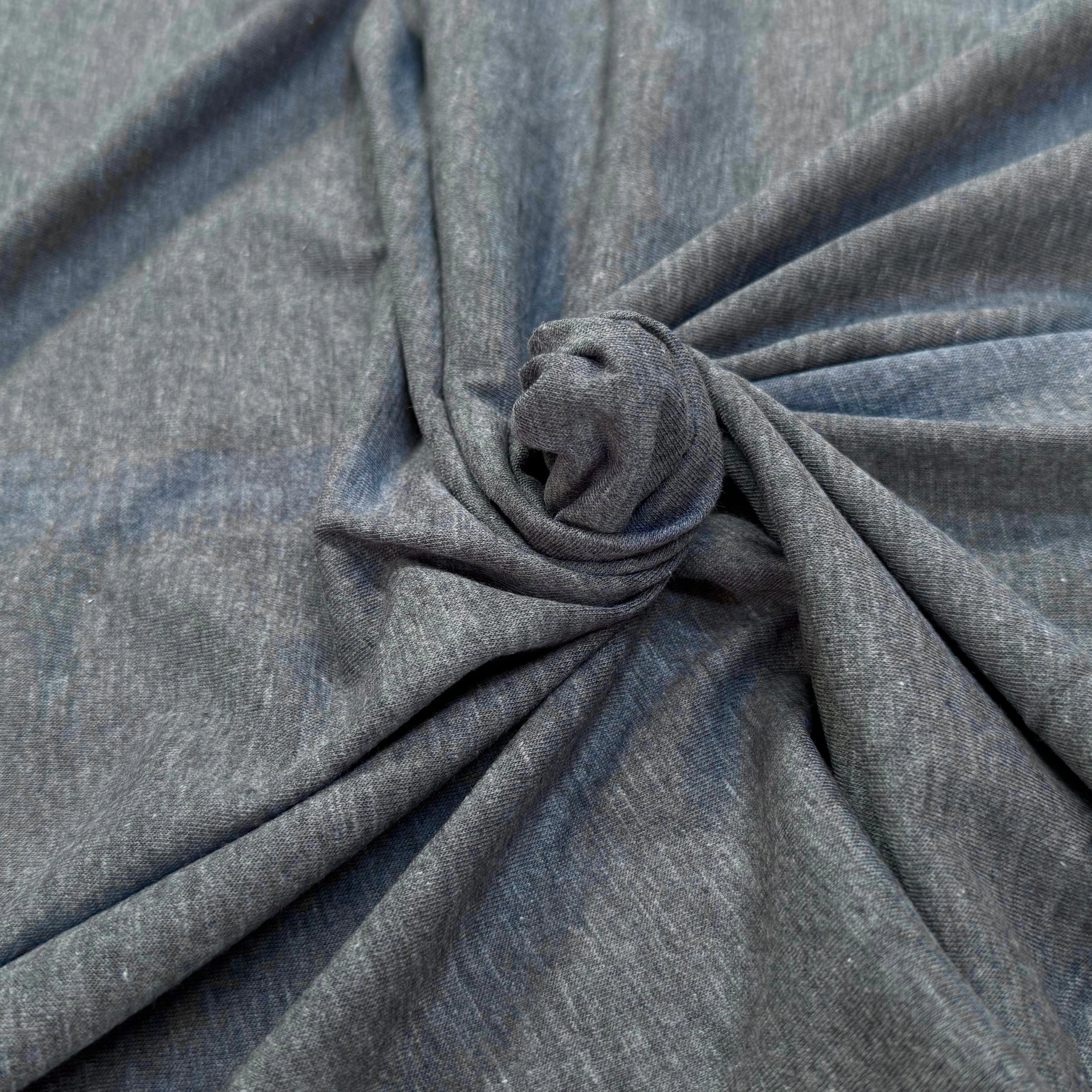 JERSEY DE COTON DOUX GRIS FONCÉ - My Little Coupon