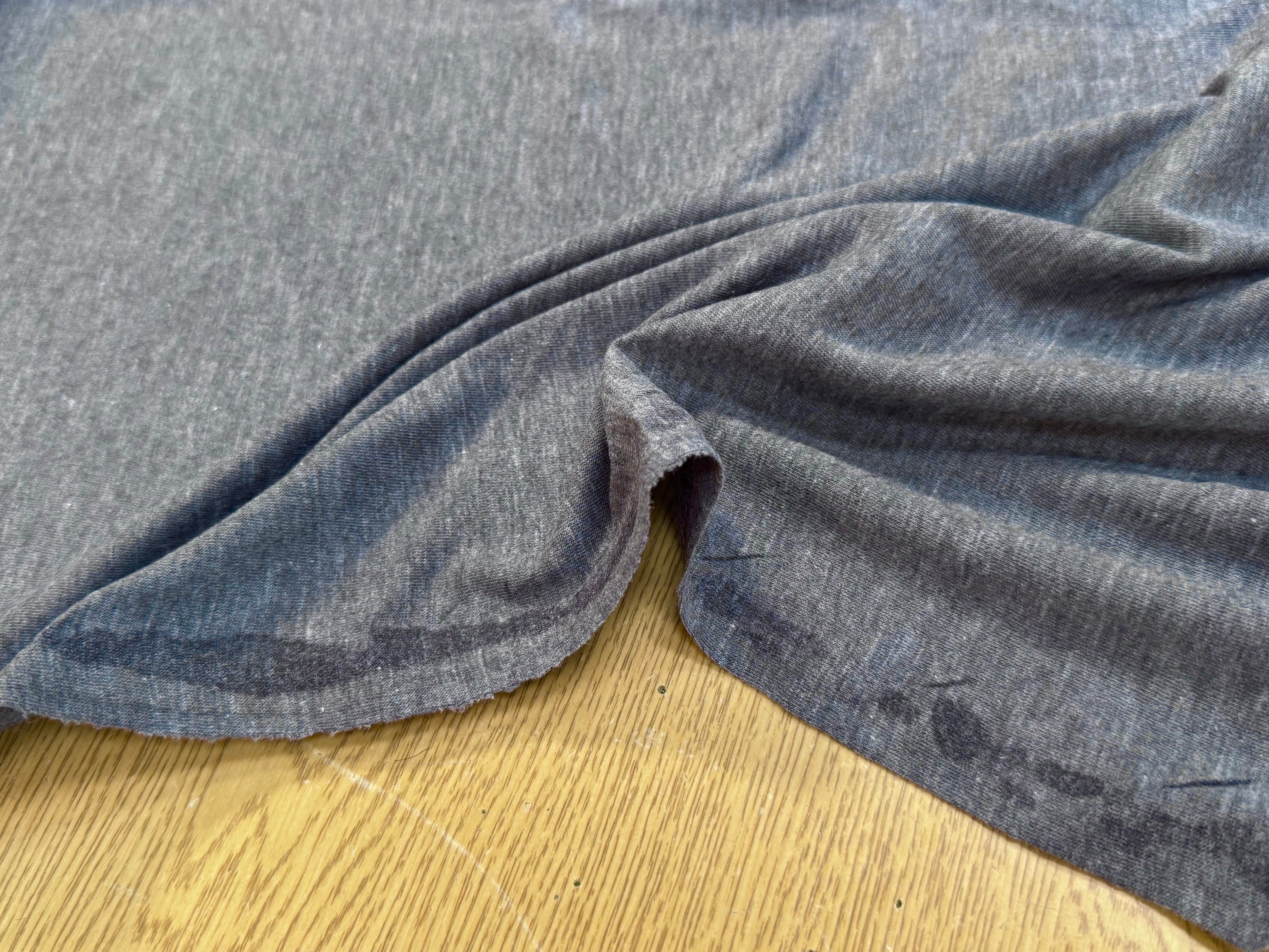 JERSEY DE COTON DOUX GRIS FONCÉ - My Little Coupon