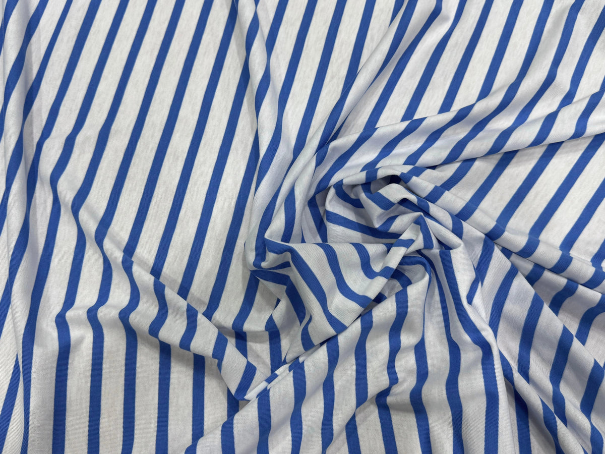 JERSEY DE COTON DOUX STRETCH NEIGE ET MER FABRICATION RÉGION DE TROYES 🇫🇷 - My Little Coupon