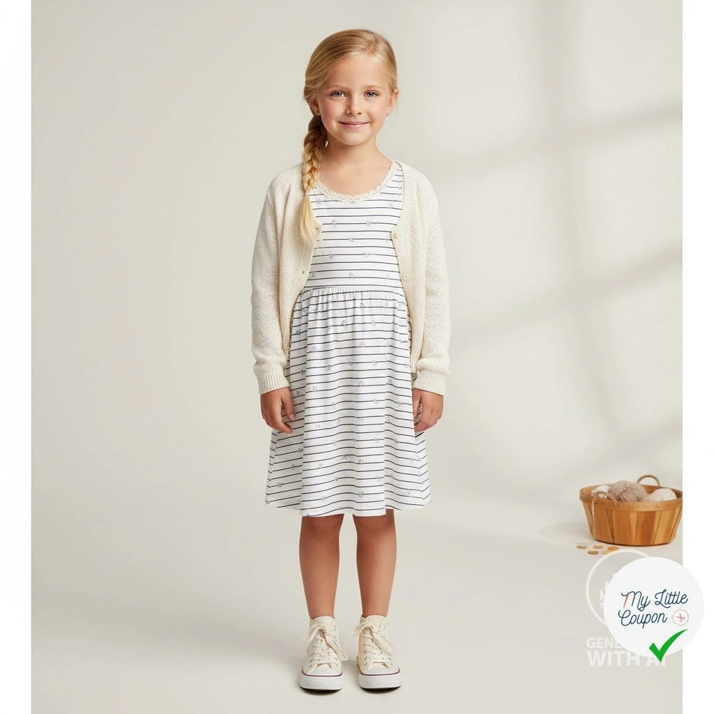 JERSEY DE COTON IMPRIMÉ ANCRES FOND BLEU MARINE - My Little Coupon