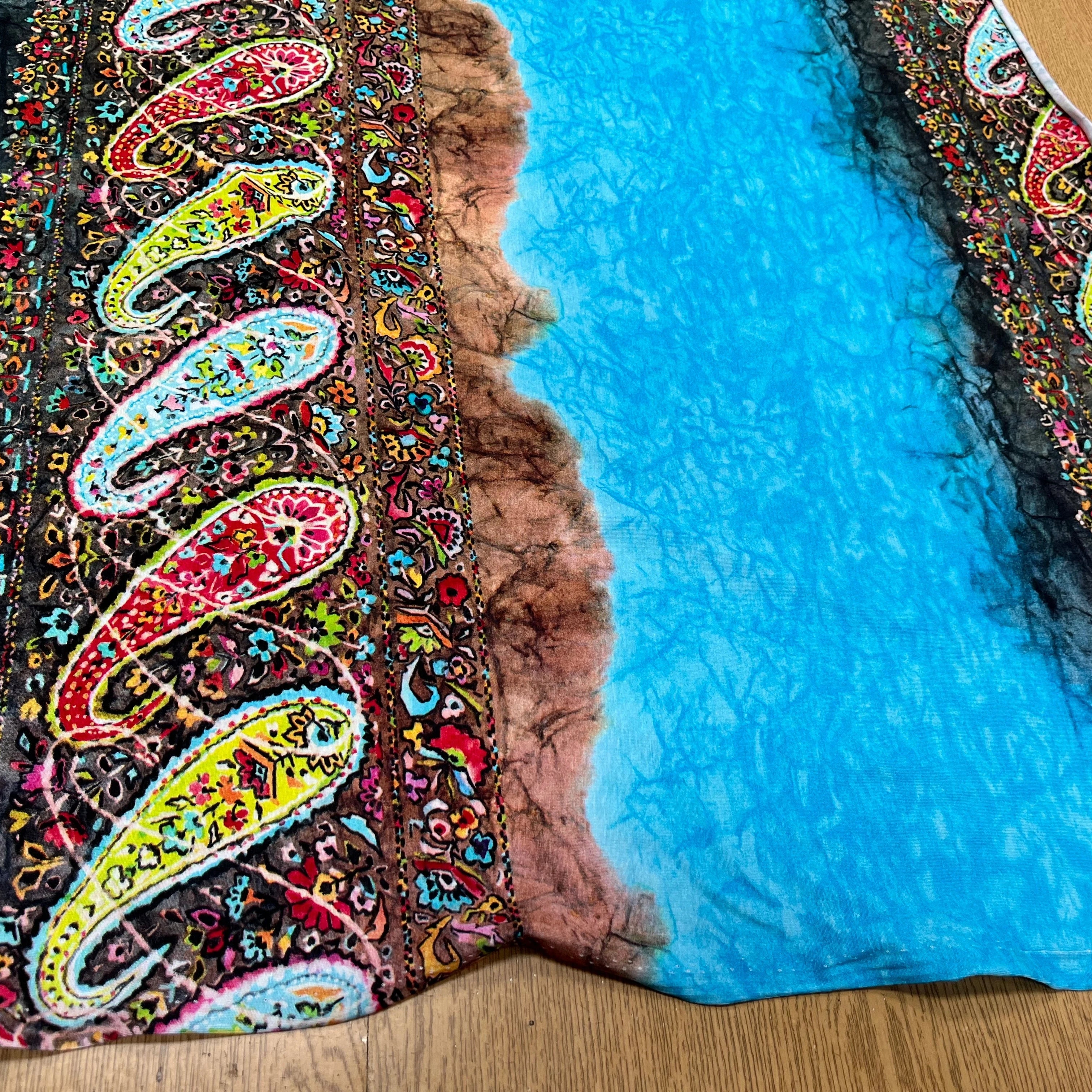 JERSEY DE COTON IMPRIMÉ PIMENT MULTICOLORES - My Little Coupon