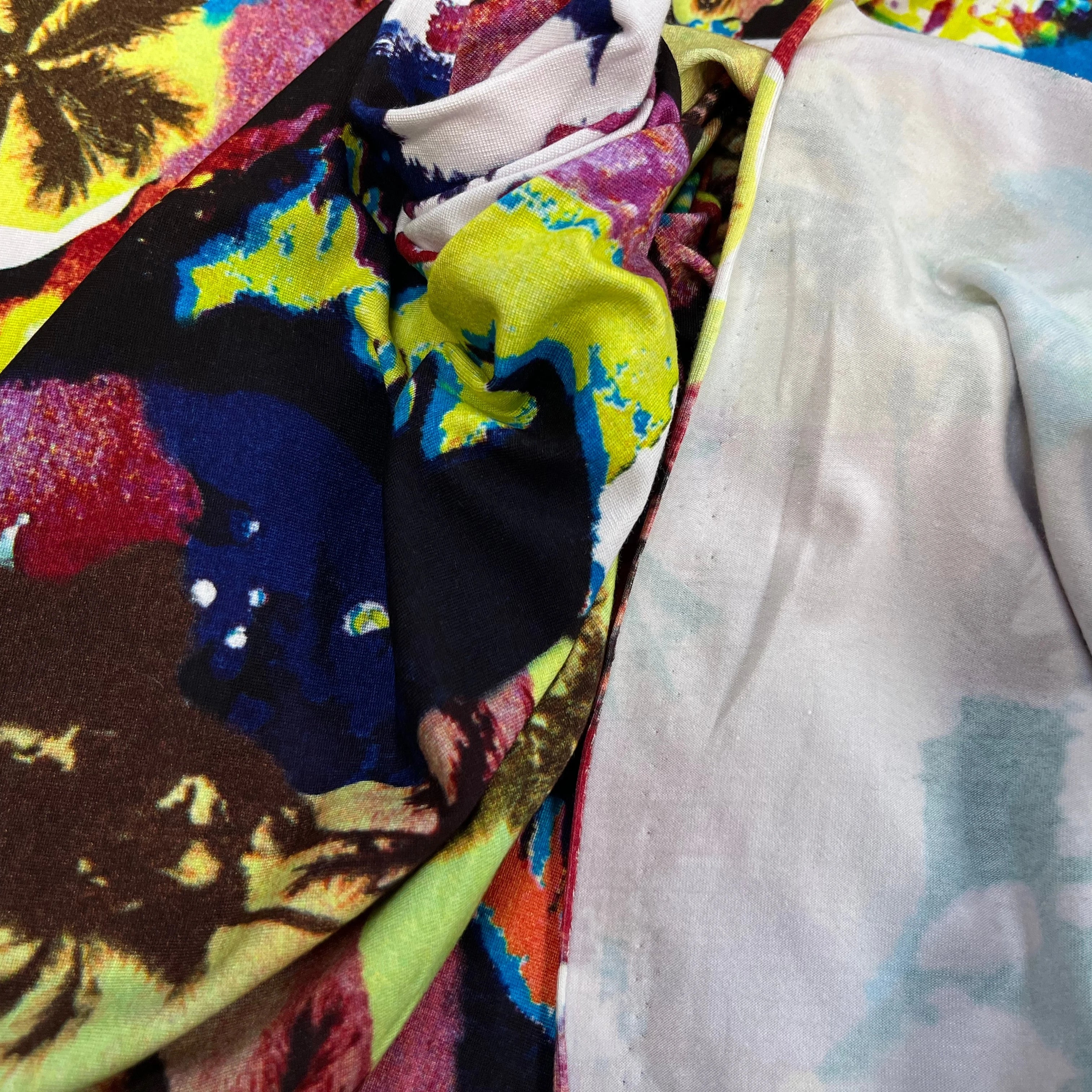 JERSEY DE COTON IMPRIMÉ POP ART - My Little Coupon