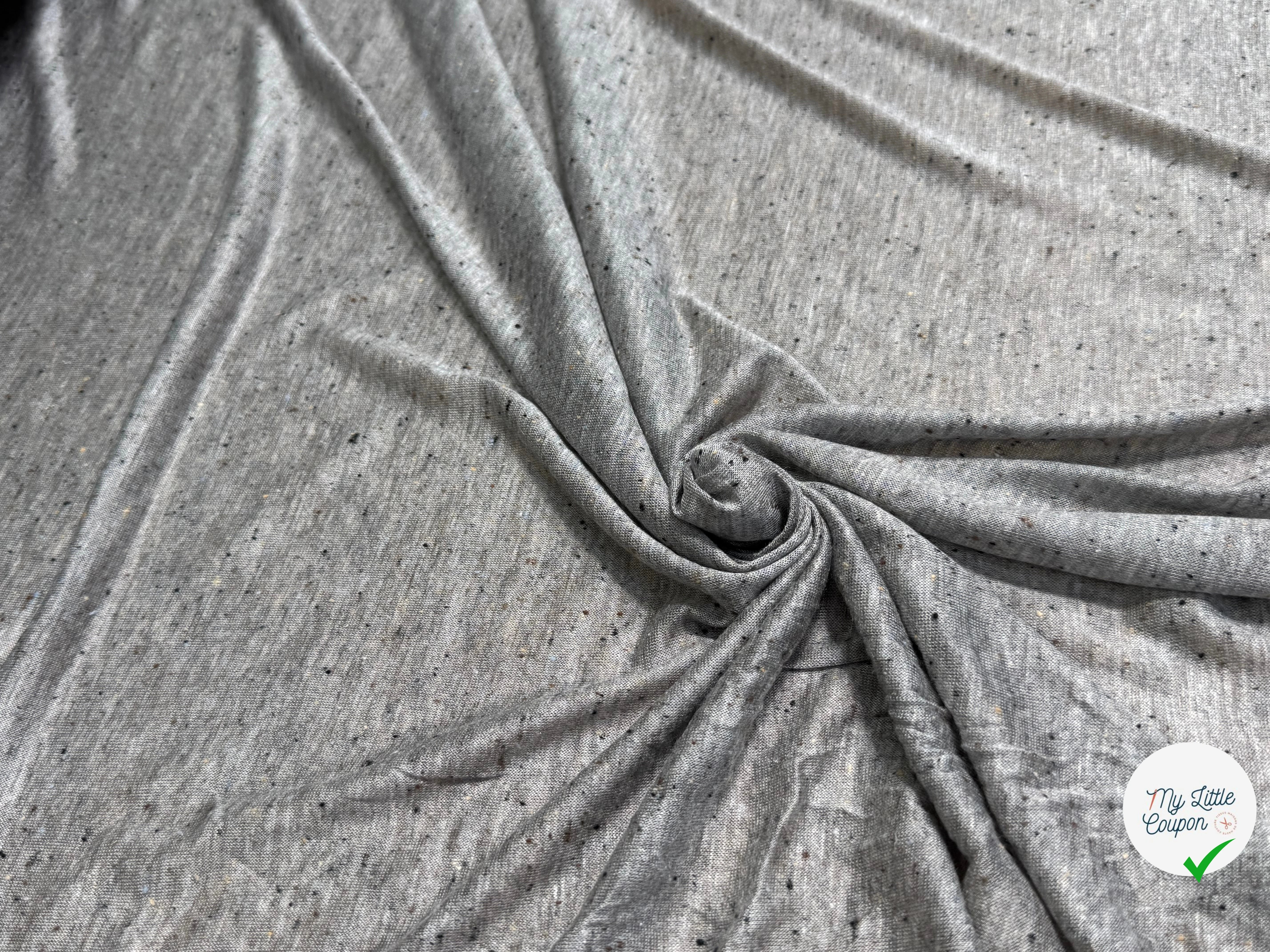 JERSEY DE COTON LÉGER SOFT GRIS - My Little Coupon