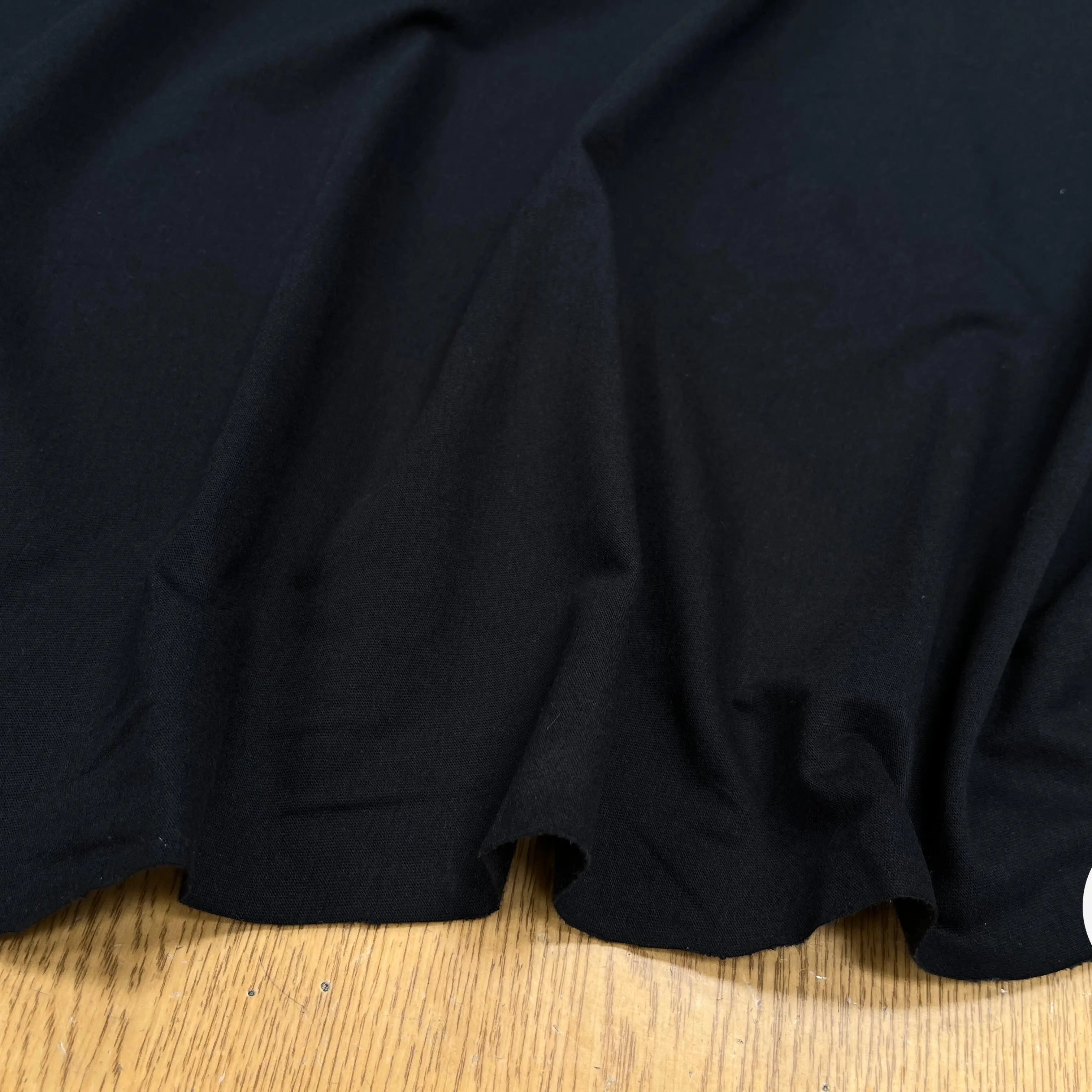 JERSEY DE COTON MARINE NOIR - My Little Coupon