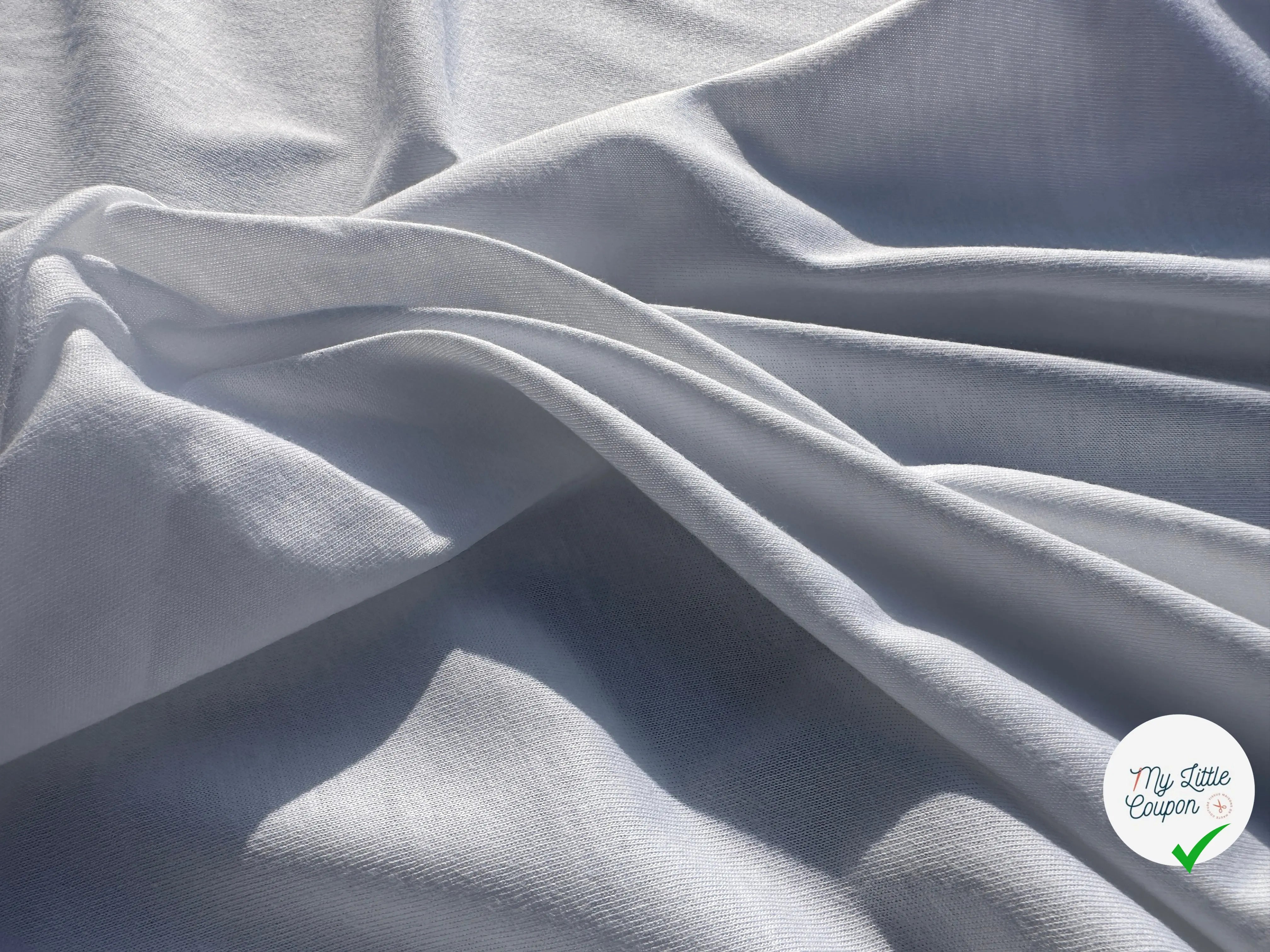 JERSEY DE COTON SLUIT BLANC OPTIQUE MSO